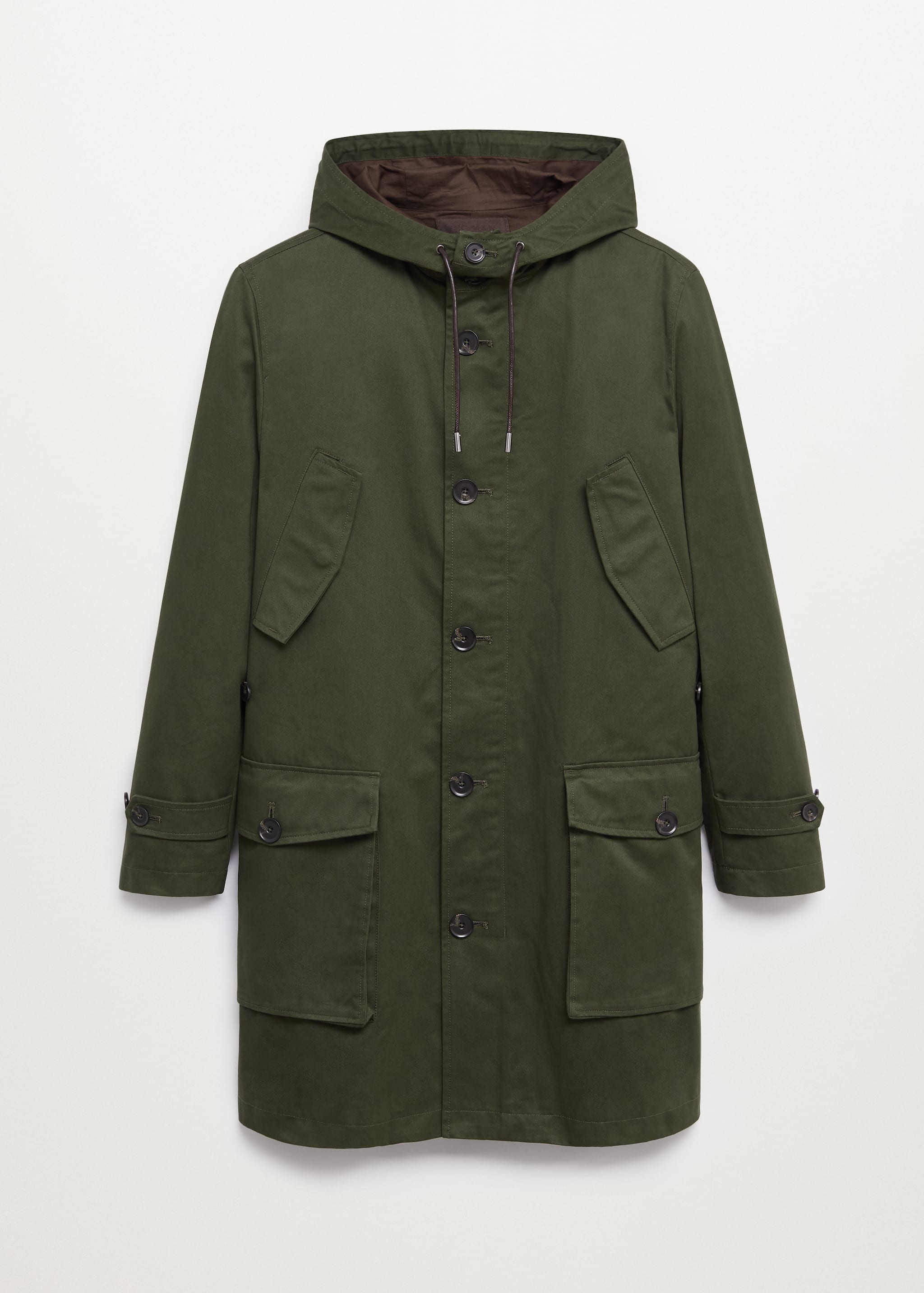 Pockets cotton parka - Article without model