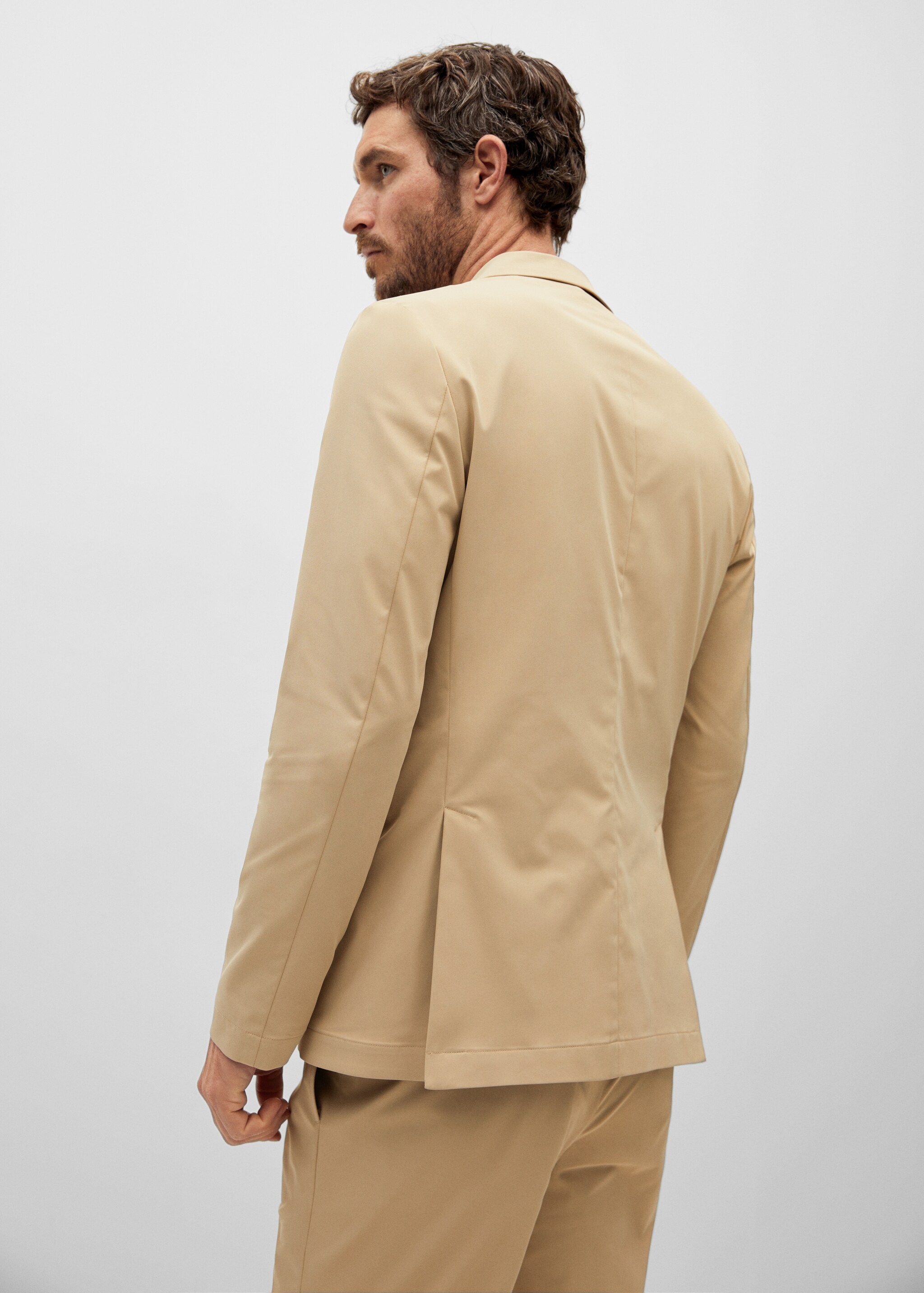 Americana traje slim fit tejido técnico - Detalle del artículo 3