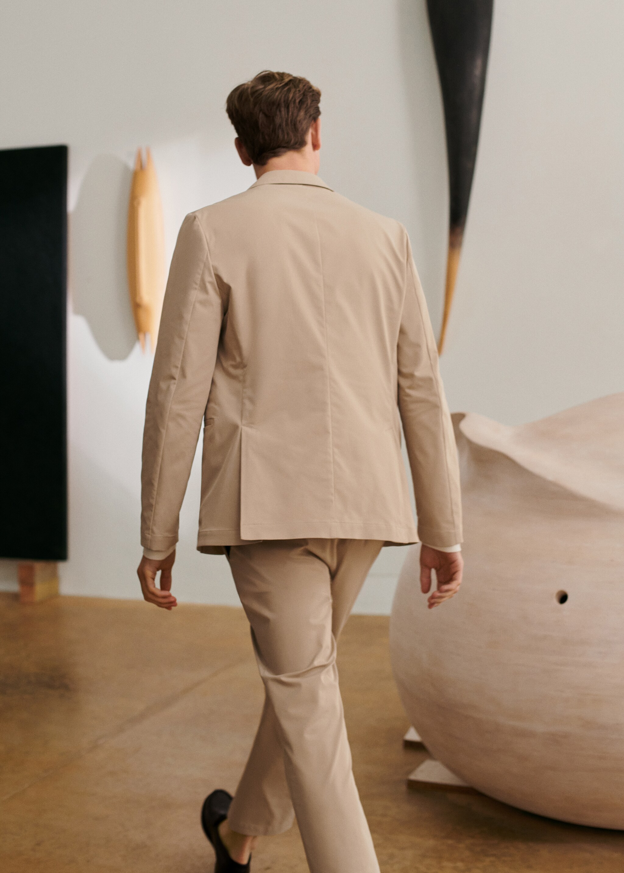 Americana traje slim fit tejido técnico - Detalle del artículo 5