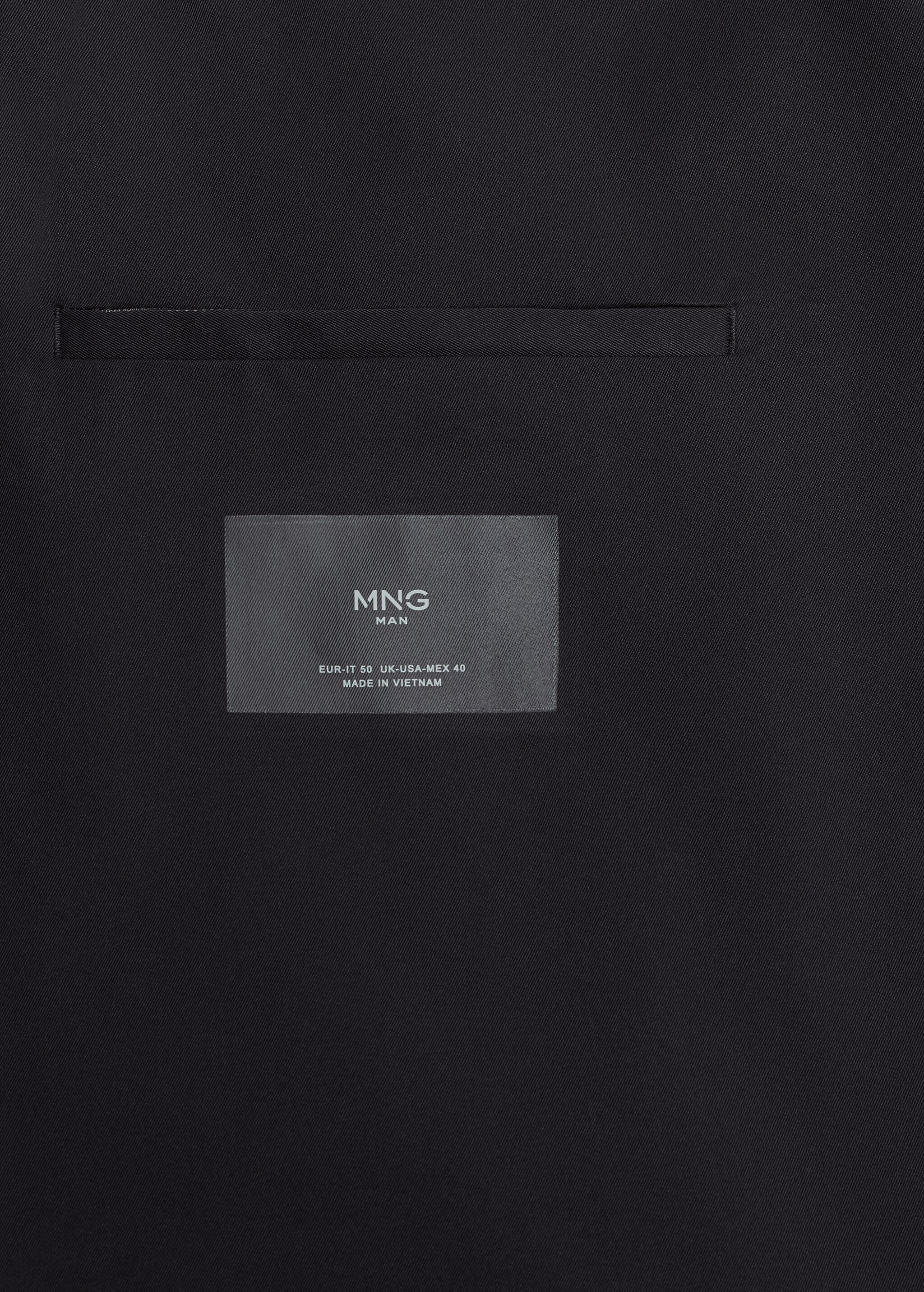 Americana traje slim fit tejido técnico - Detalle del artículo 7