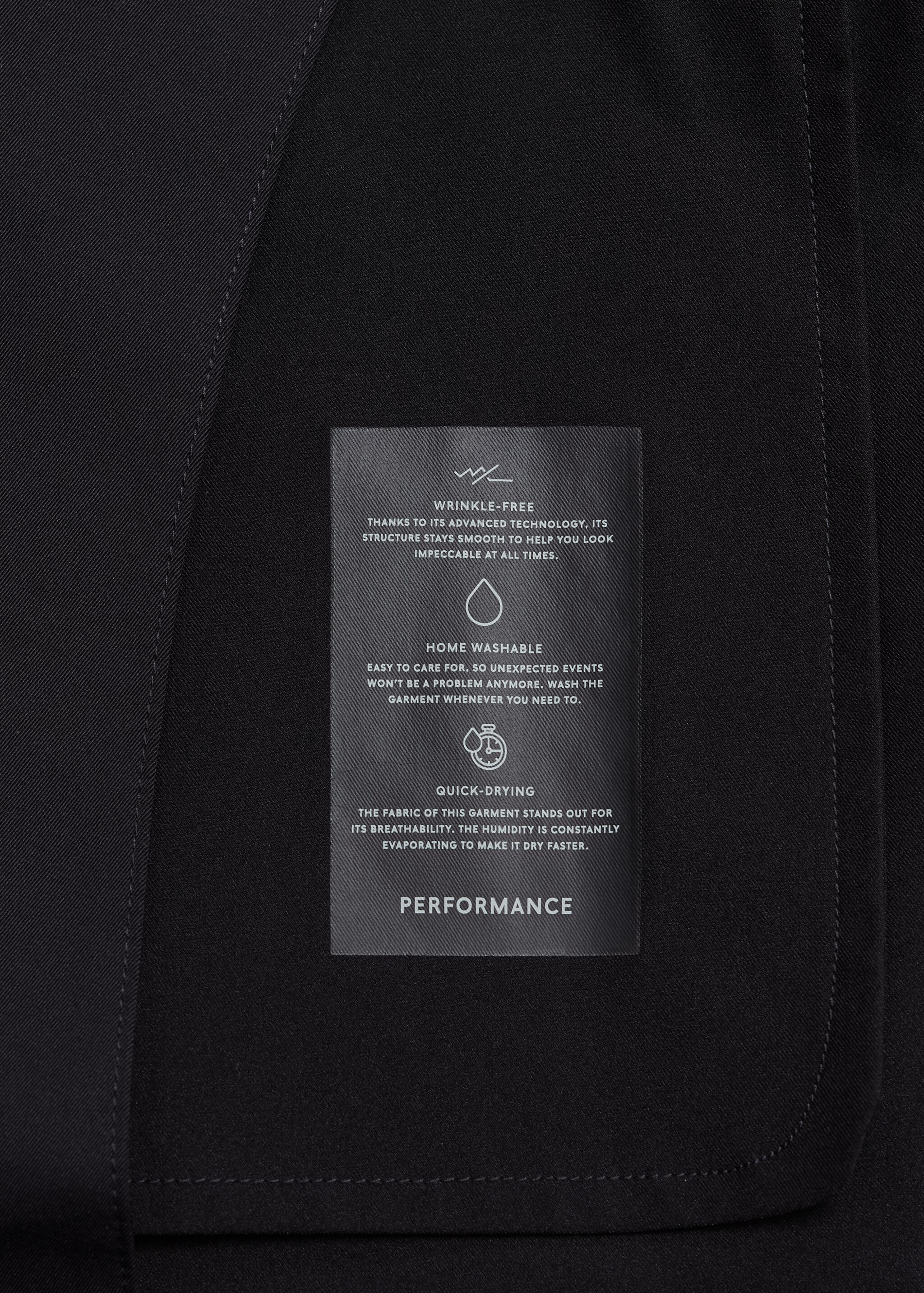 Americana traje slim fit tejido técnico - Detalle del artículo 8