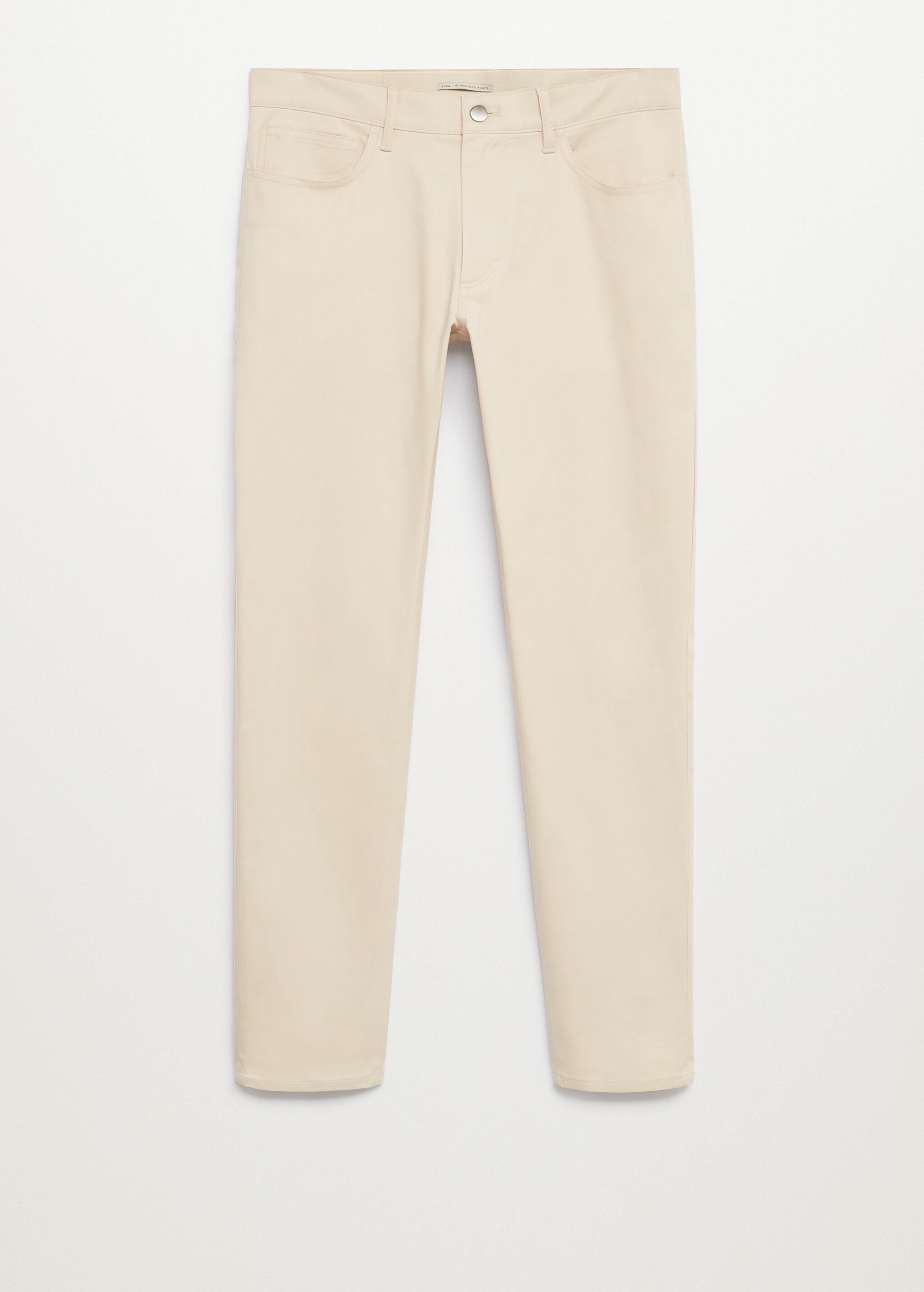 Keprové kalhoty džínového stylu slim fit - Zboží bez modelu