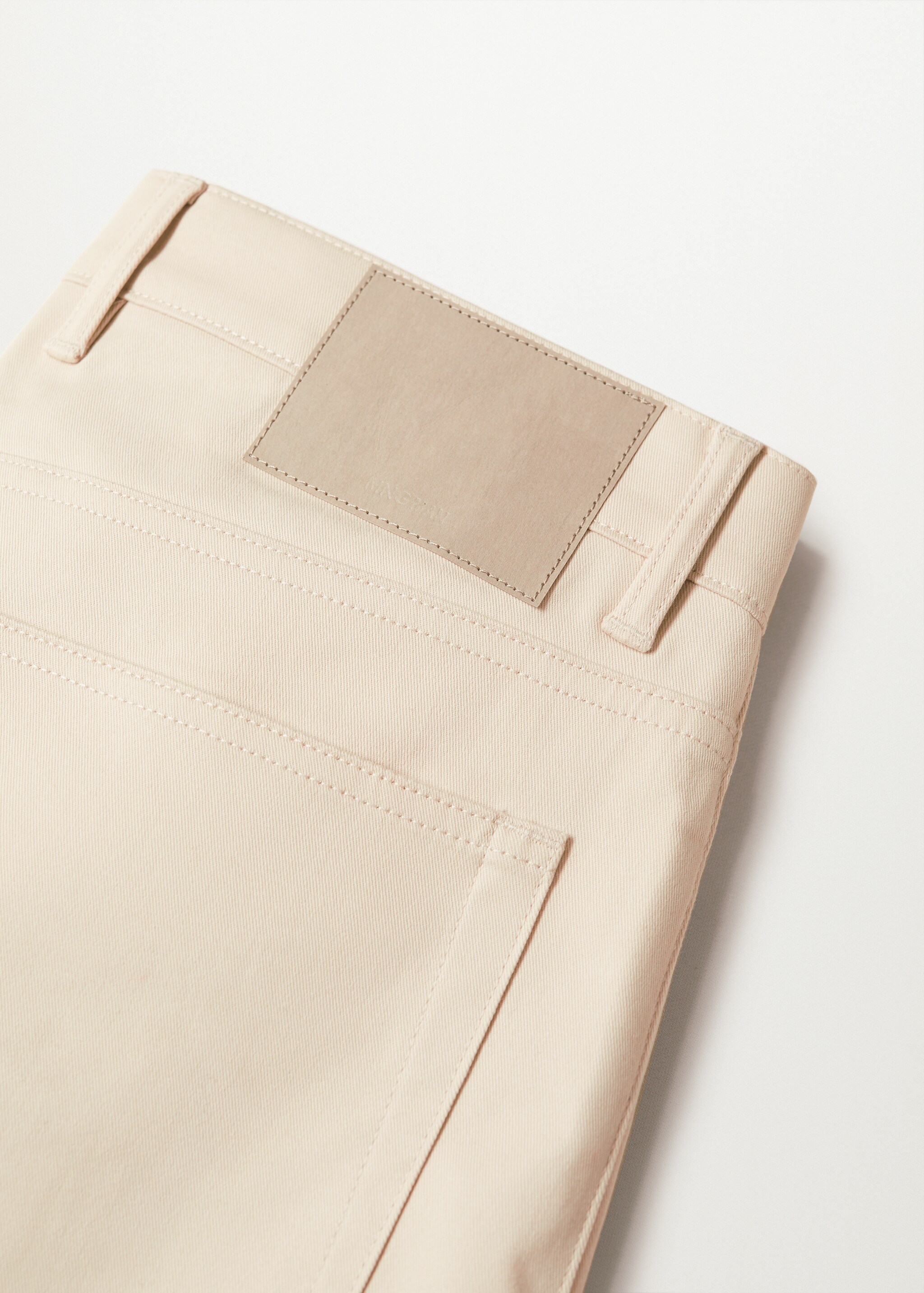 Keprové kalhoty džínového stylu slim fit - Detail zboží 7