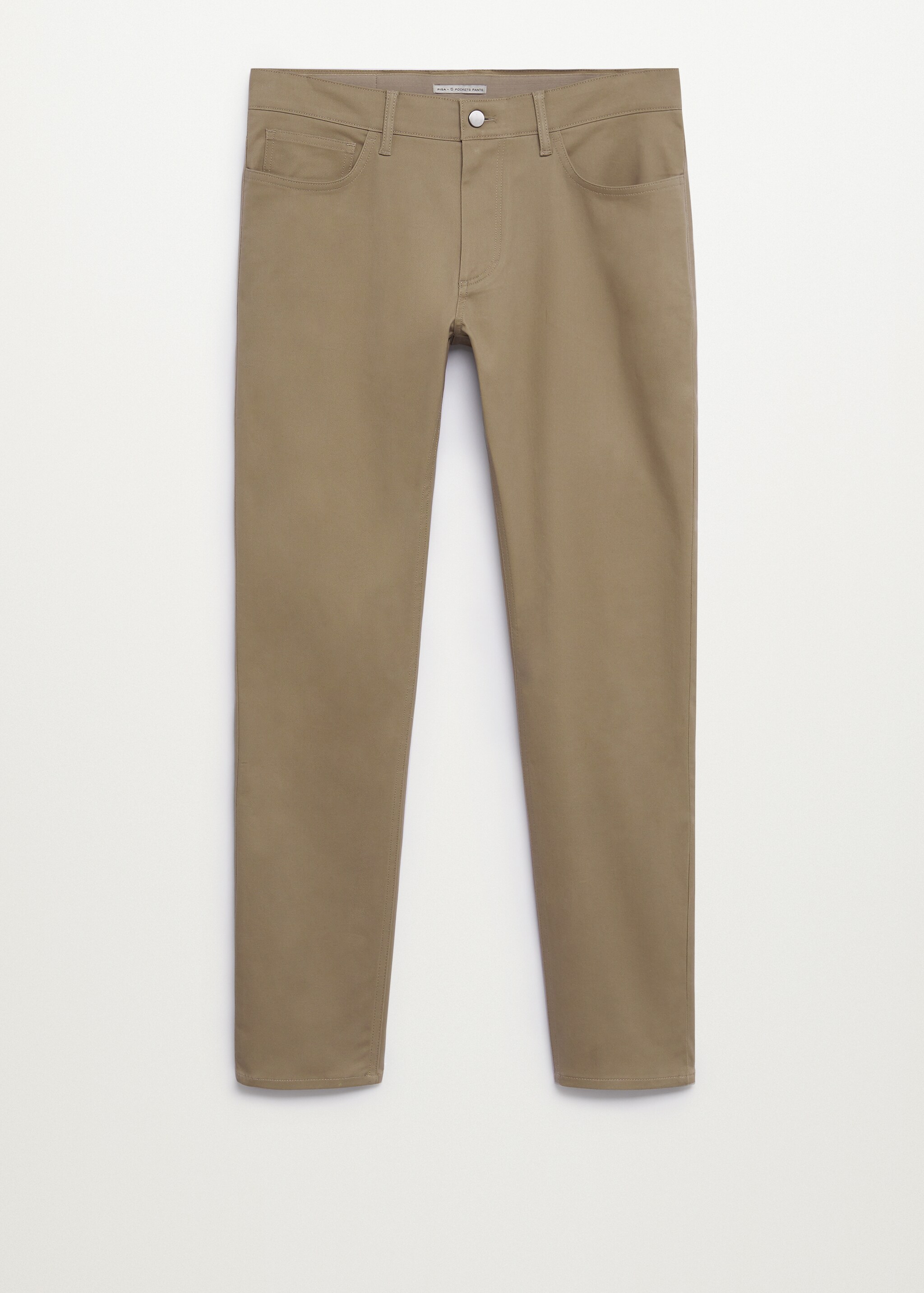Keprové kalhoty džínového stylu slim fit - Zboží bez modelu