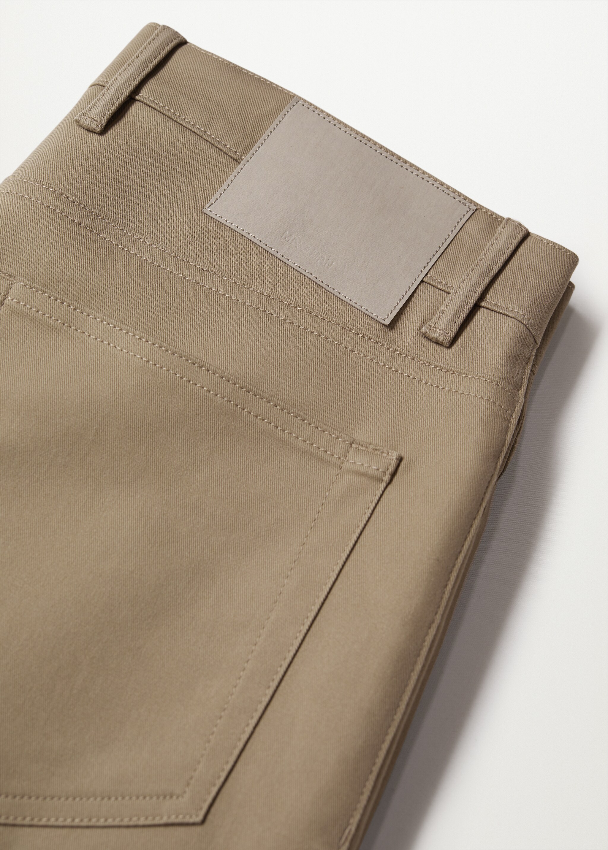 Keprové kalhoty džínového stylu slim fit - Detail zboží 7