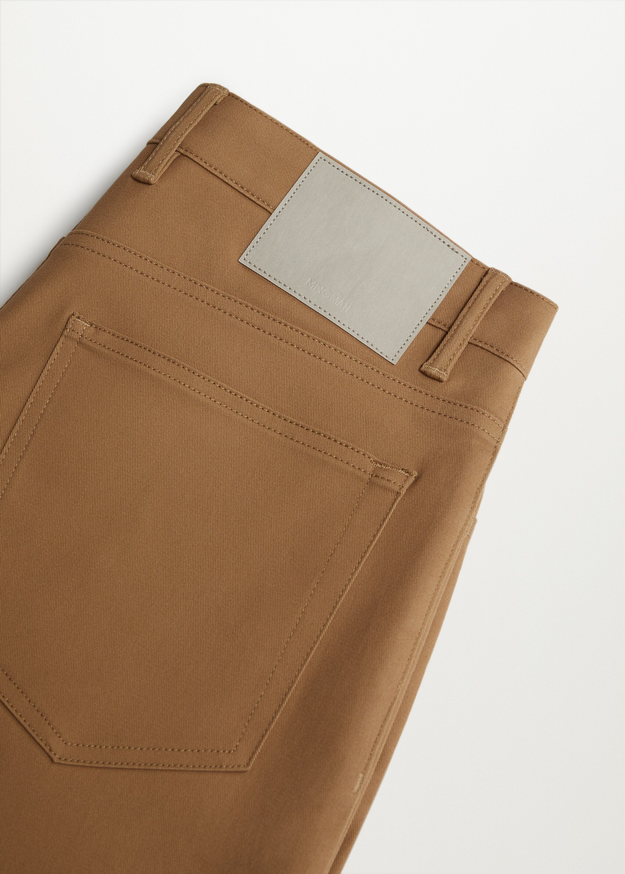 Keprové kalhoty džínového stylu slim fit - Detail zboží 7