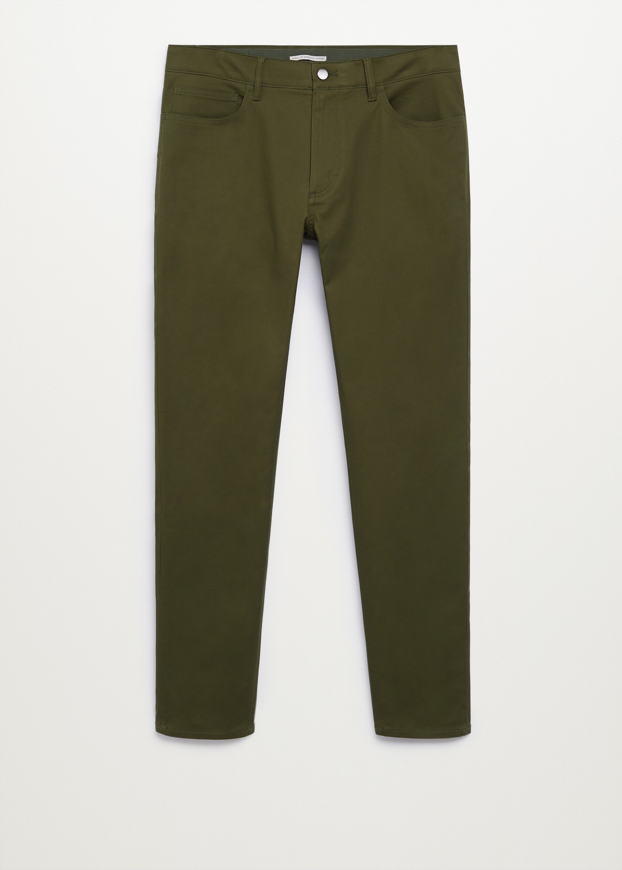 Keprové kalhoty džínového stylu slim fit - Zboží bez modelu