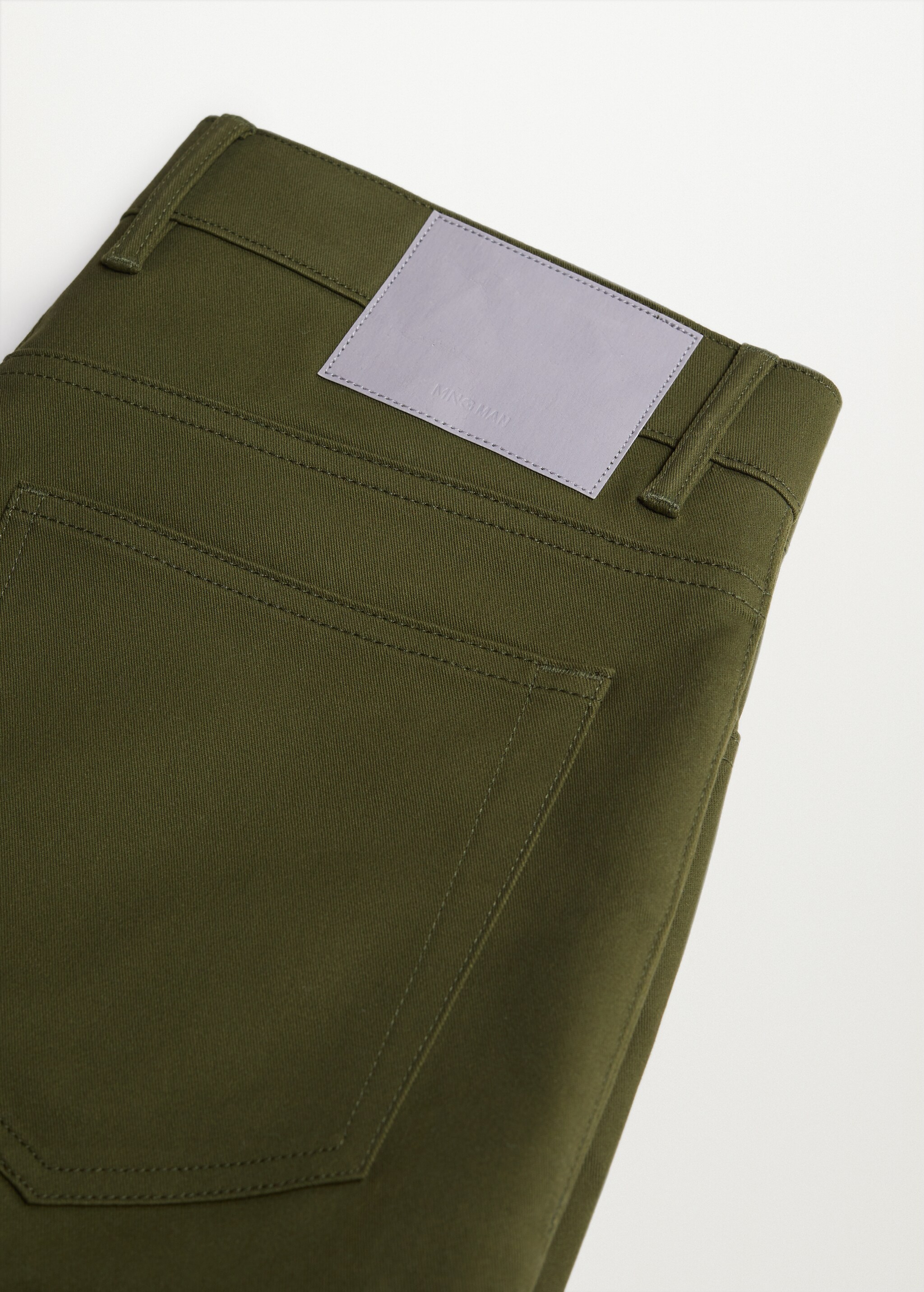 Keprové kalhoty džínového stylu slim fit - Detail zboží 7