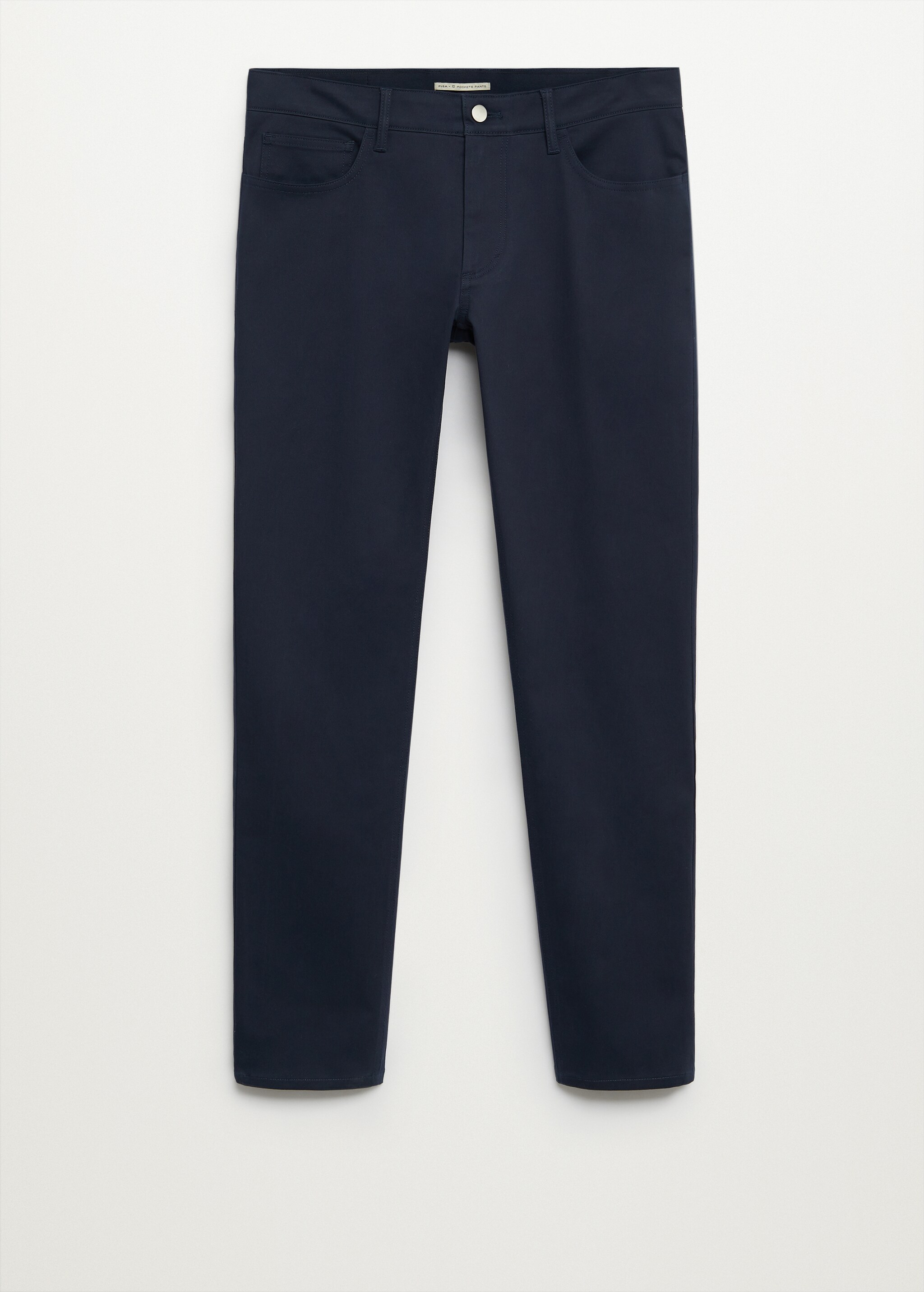Keprové kalhoty džínového stylu slim fit - Zboží bez modelu