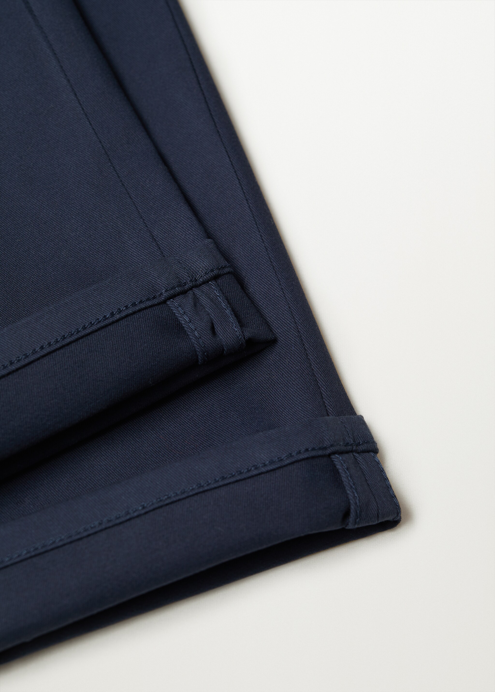 Keprové kalhoty džínového stylu slim fit - Detail zboží 7