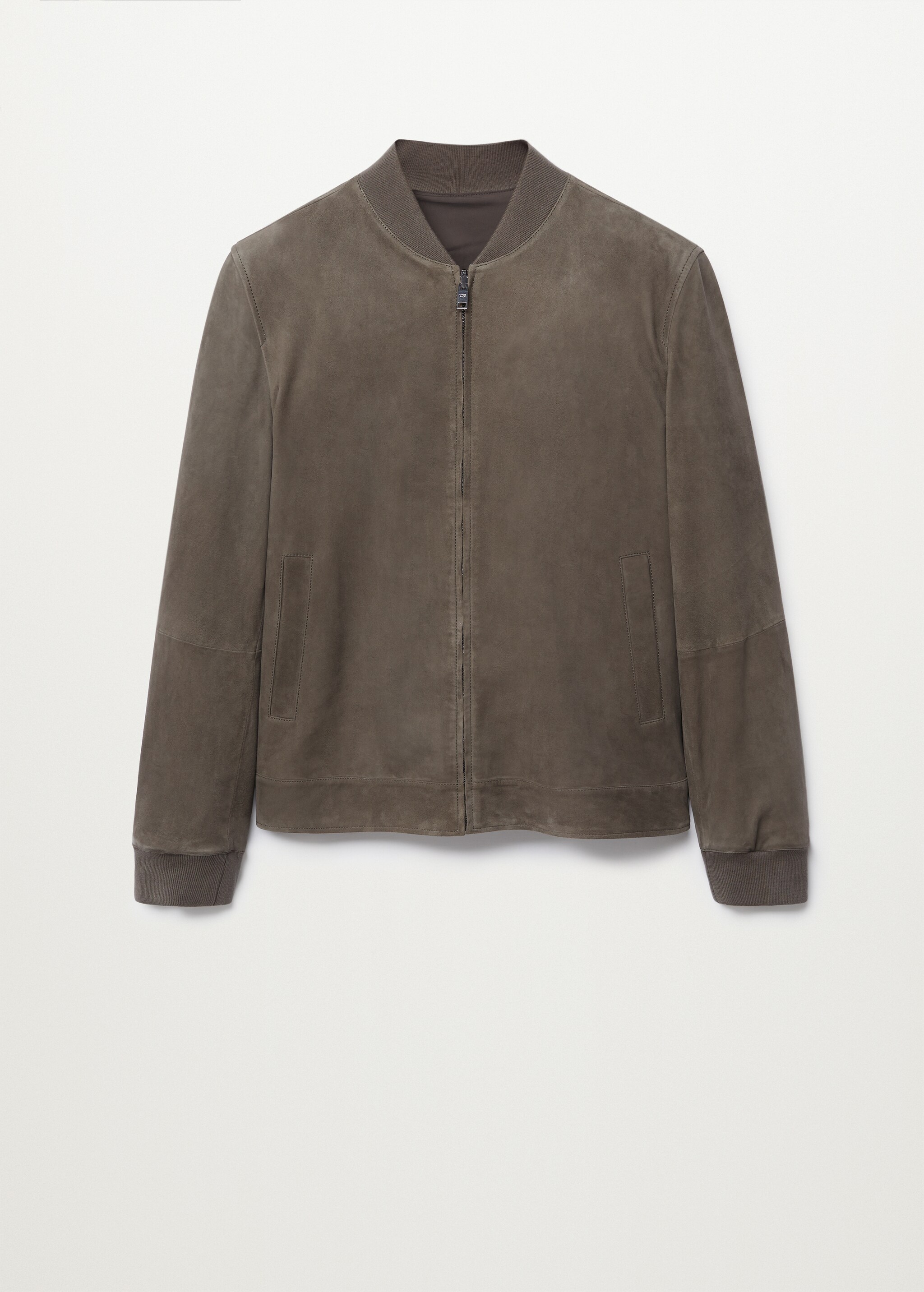 Reversible suede bomber jacket - Article without model