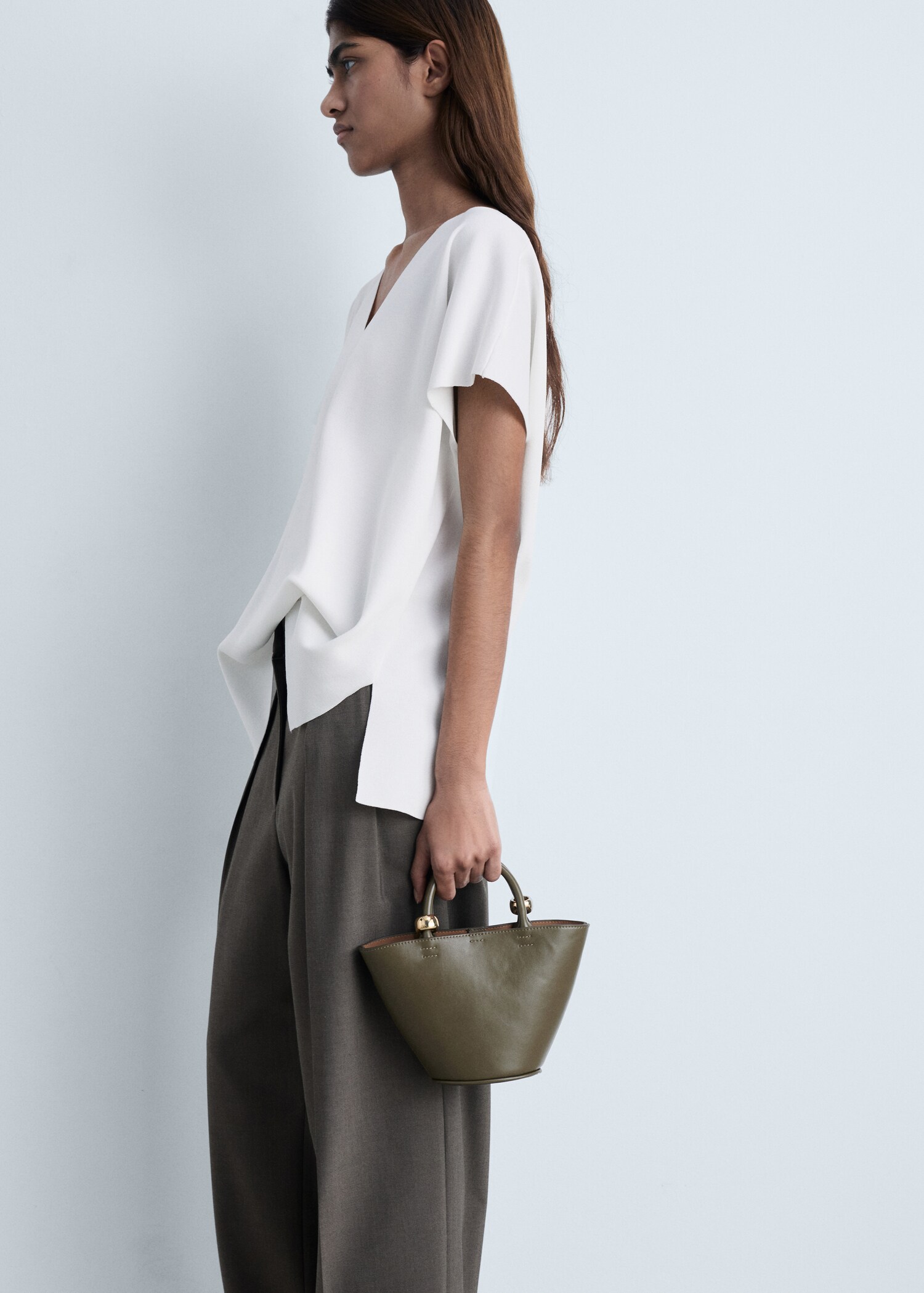 Top en maille col V - Détail de l'article 2