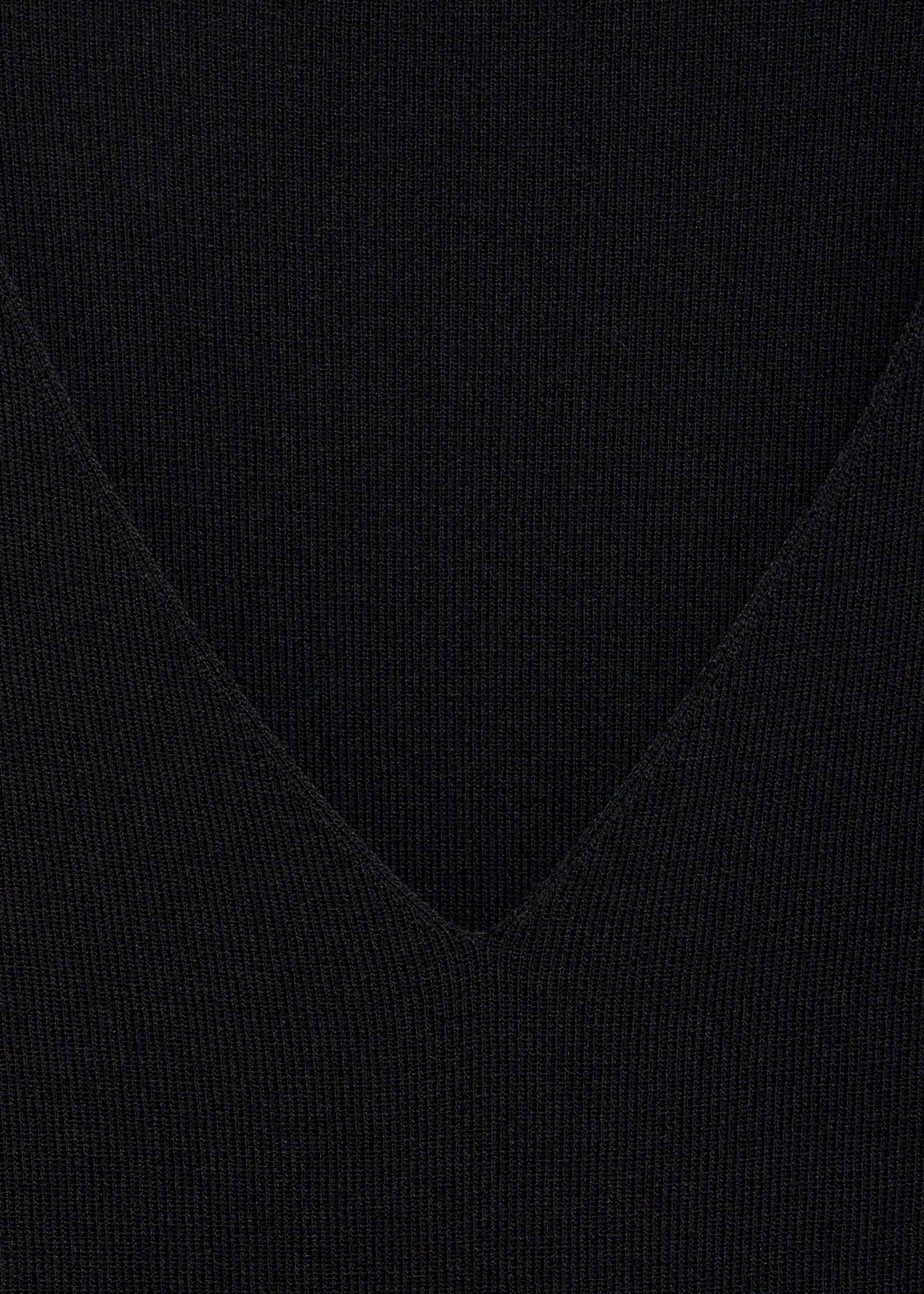 Top punt escot en punta - Detall de l'article 8, Negre. Ref: 87034064-00.