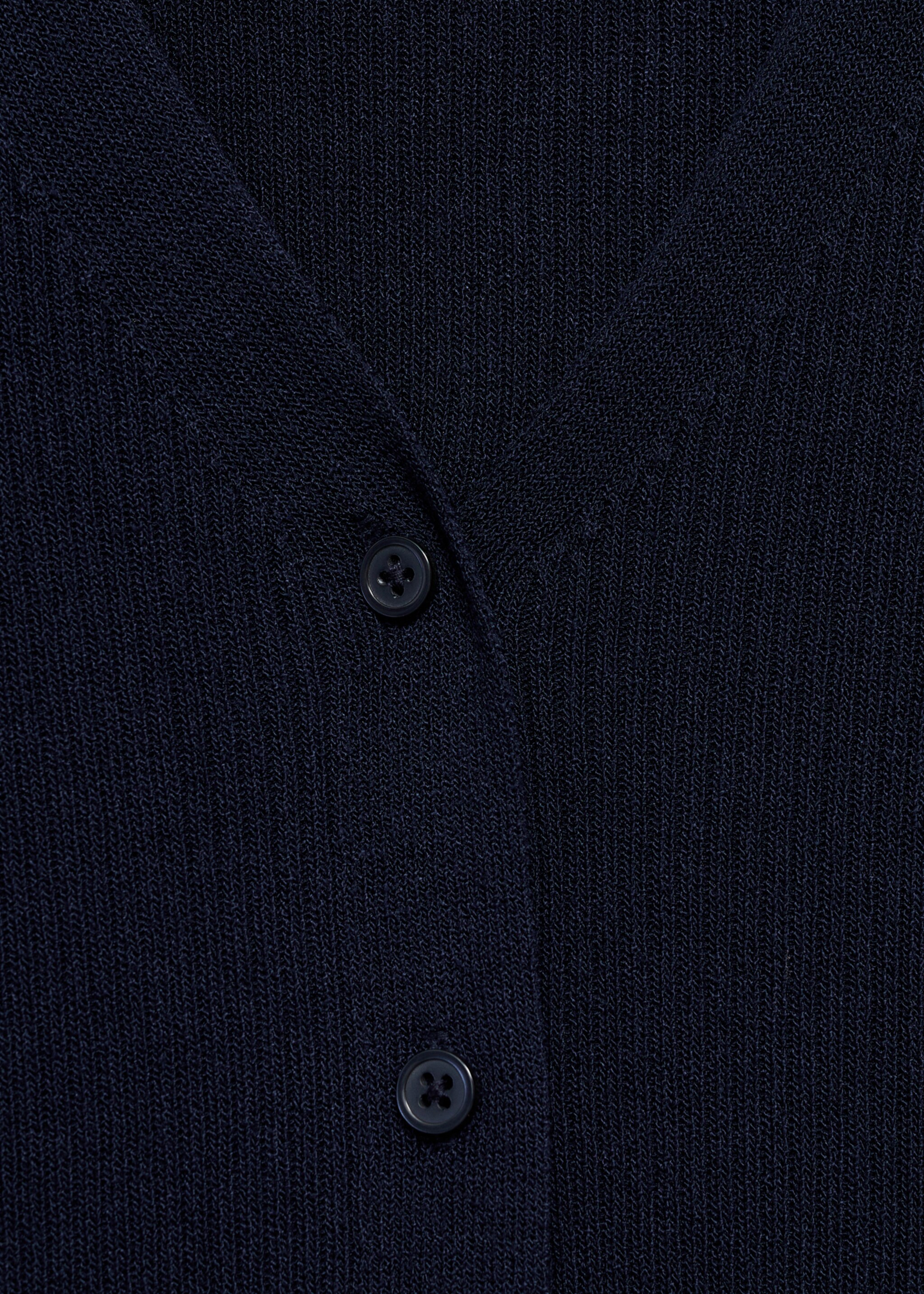 Contrast-bodice long jumpsuit - Details of the article 0, Dark Navy. Ref: 87034065-00.