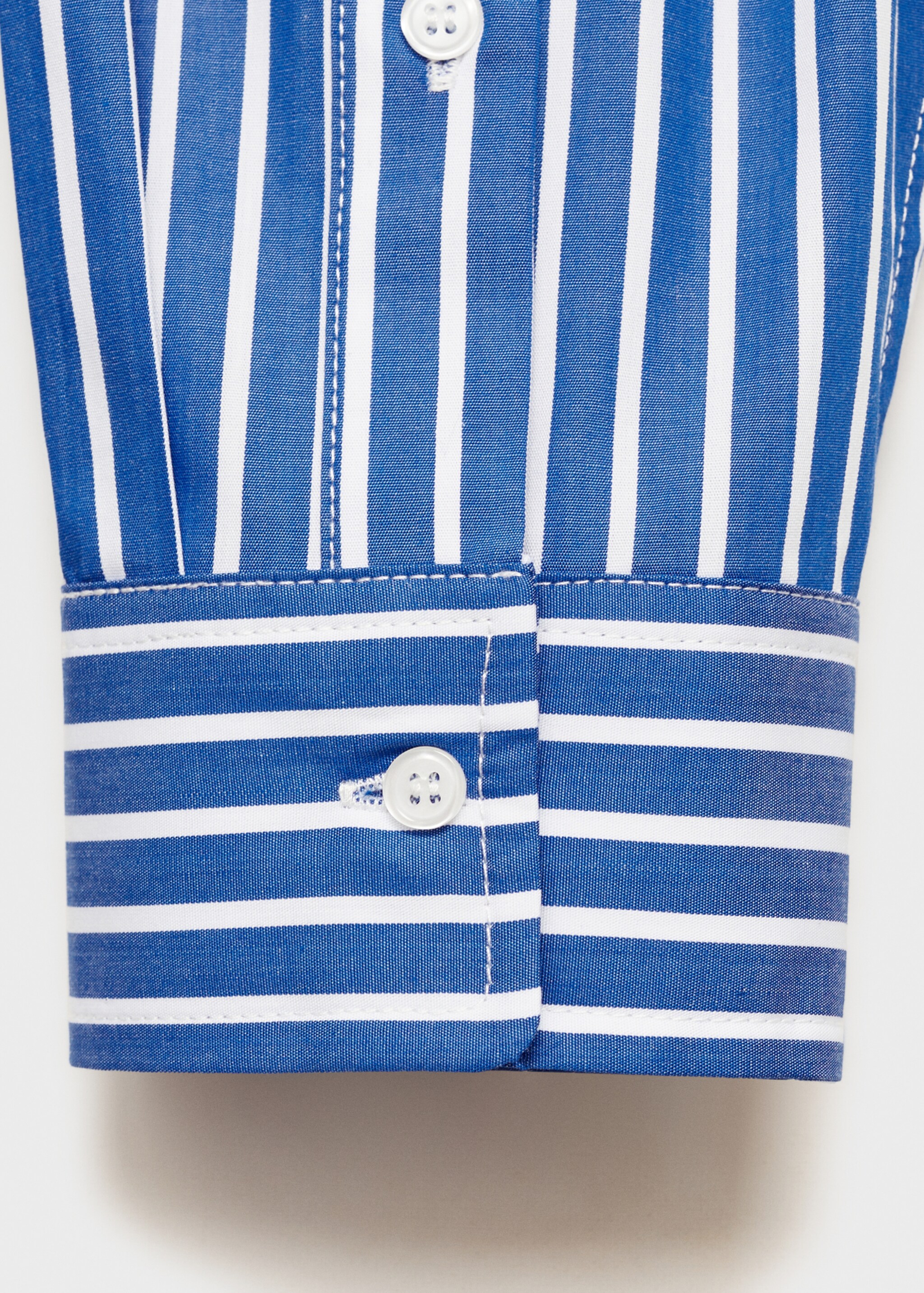 Camisa ratlles combinada - Detall de l'article 0, Blau. Ref: 87034070-00.