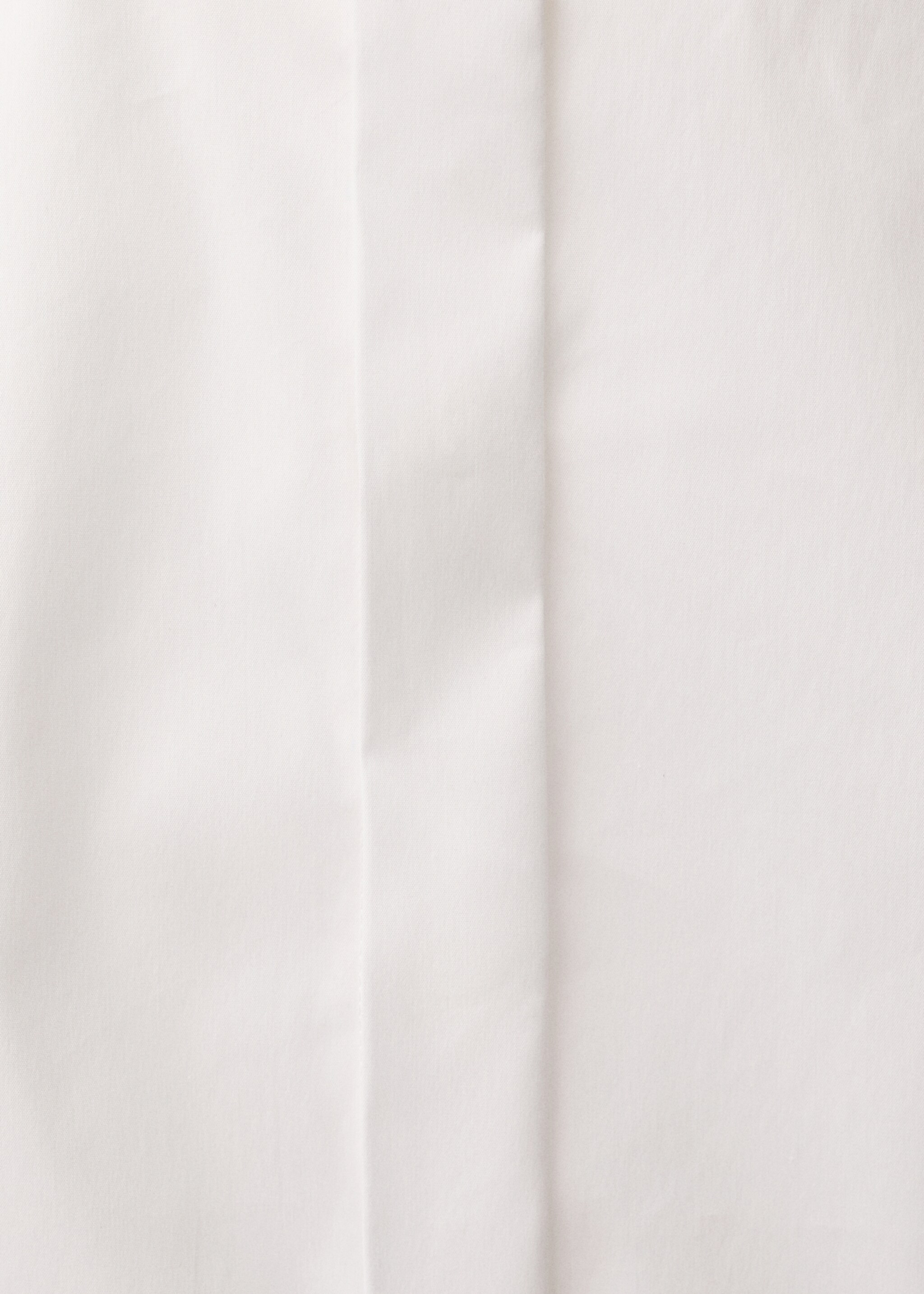Slim-fit poplin shirt - Details of the article 0, Off White. Ref: 87034082-00.