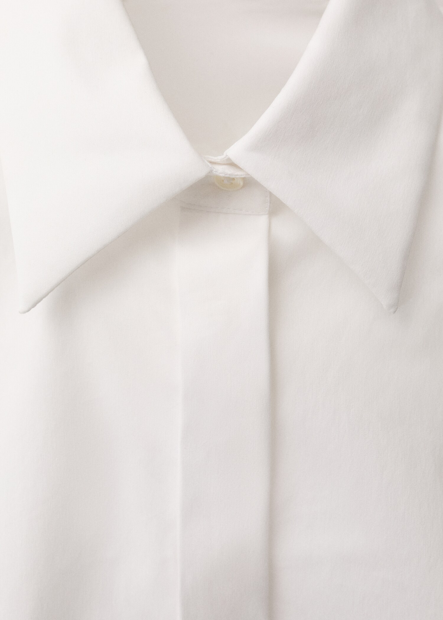 Slim-fit poplin shirt - Details of the article 8