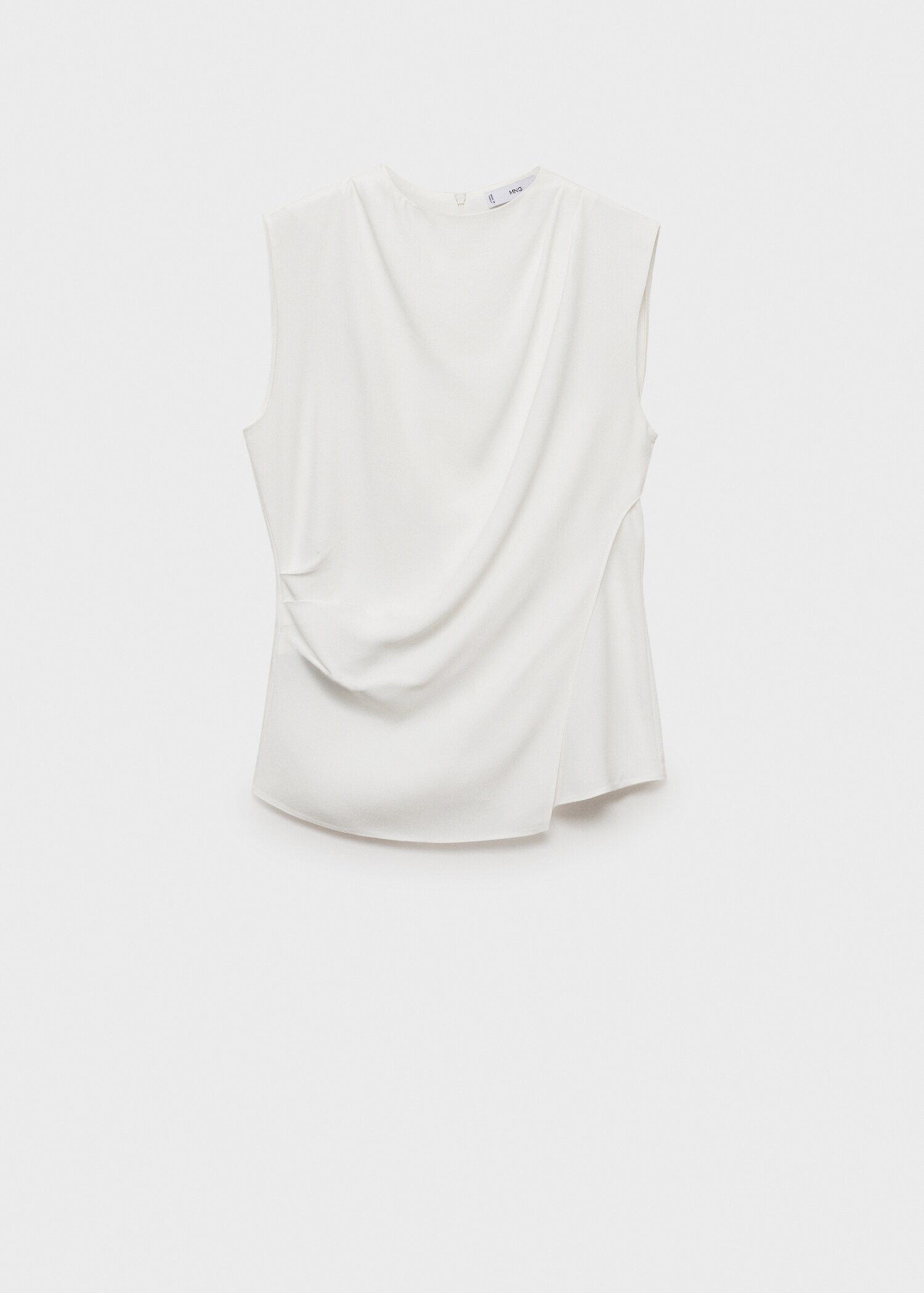 Brusa drapejada sense mànigues - Article sense model