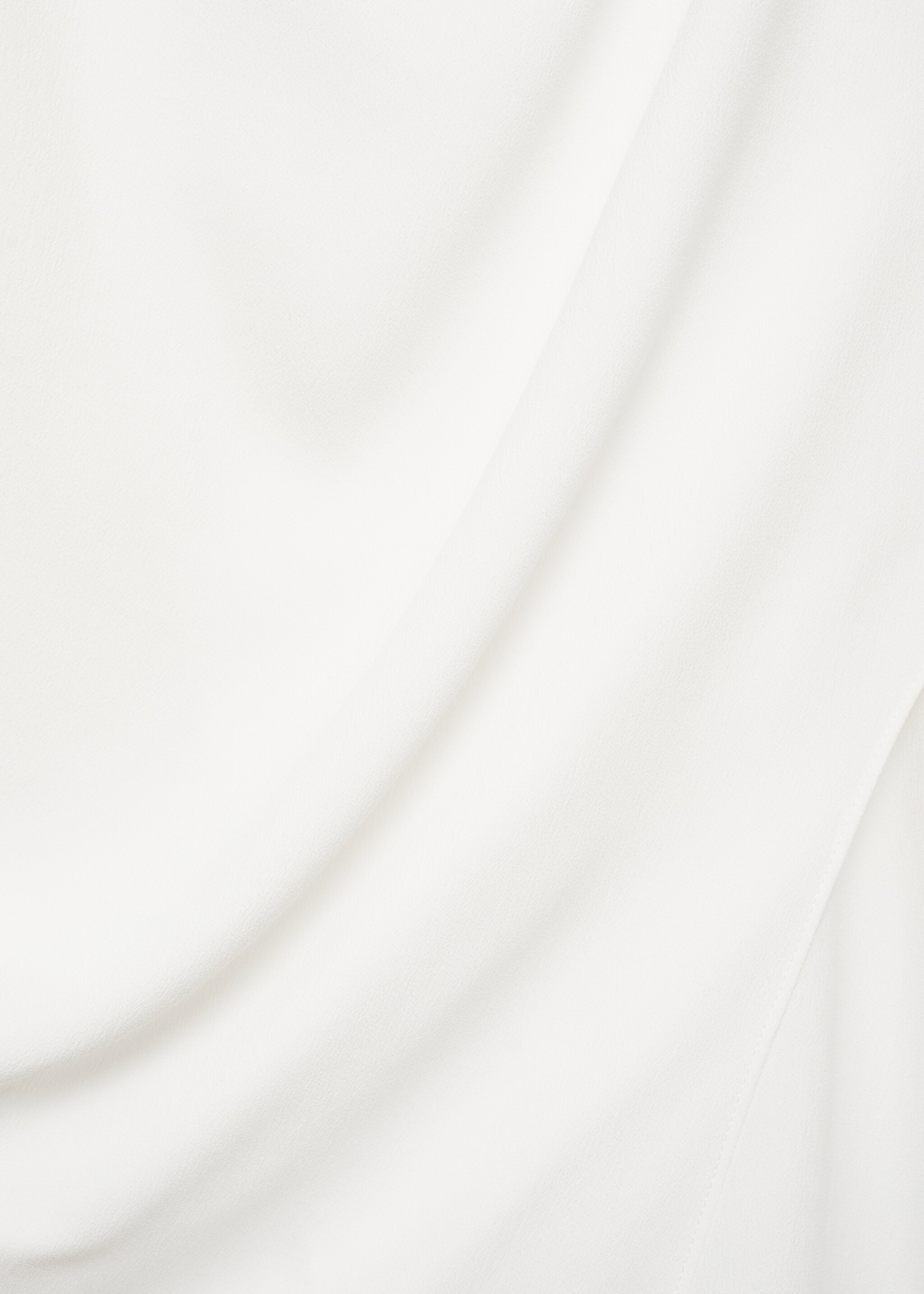 Brusa drapejada sense mànigues - Detall de l'article 8, Blanc trencat. Ref: 87034092-00.