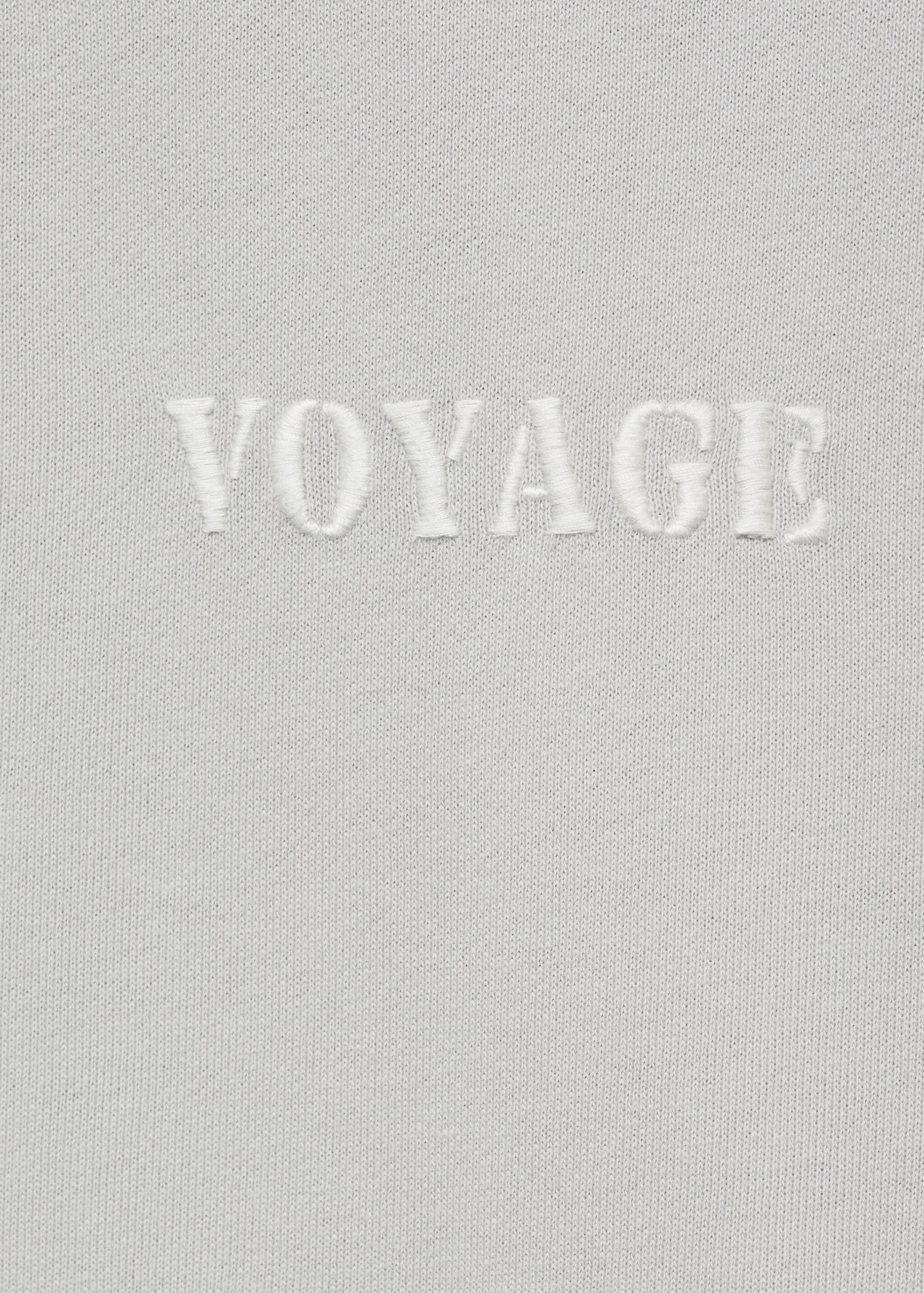 Bavlněná mikina s nápisem - Detail zboží 8, Šedá. Ref: 87034094-00.