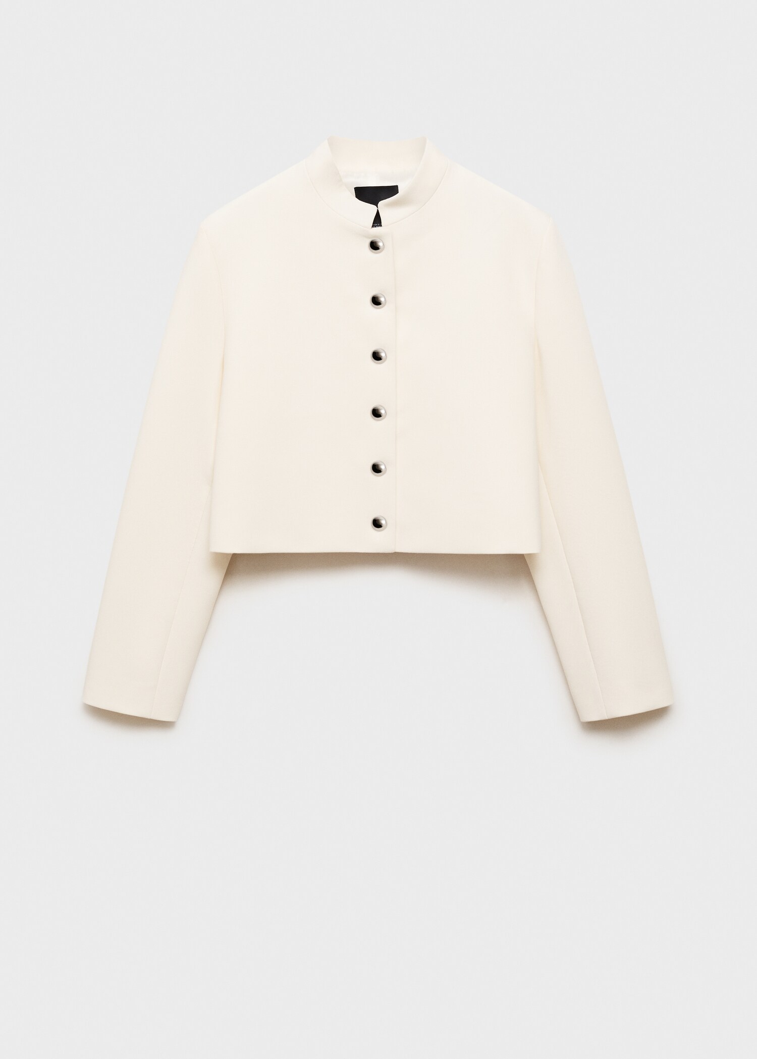 Veste crop col officier - Article sans modèle