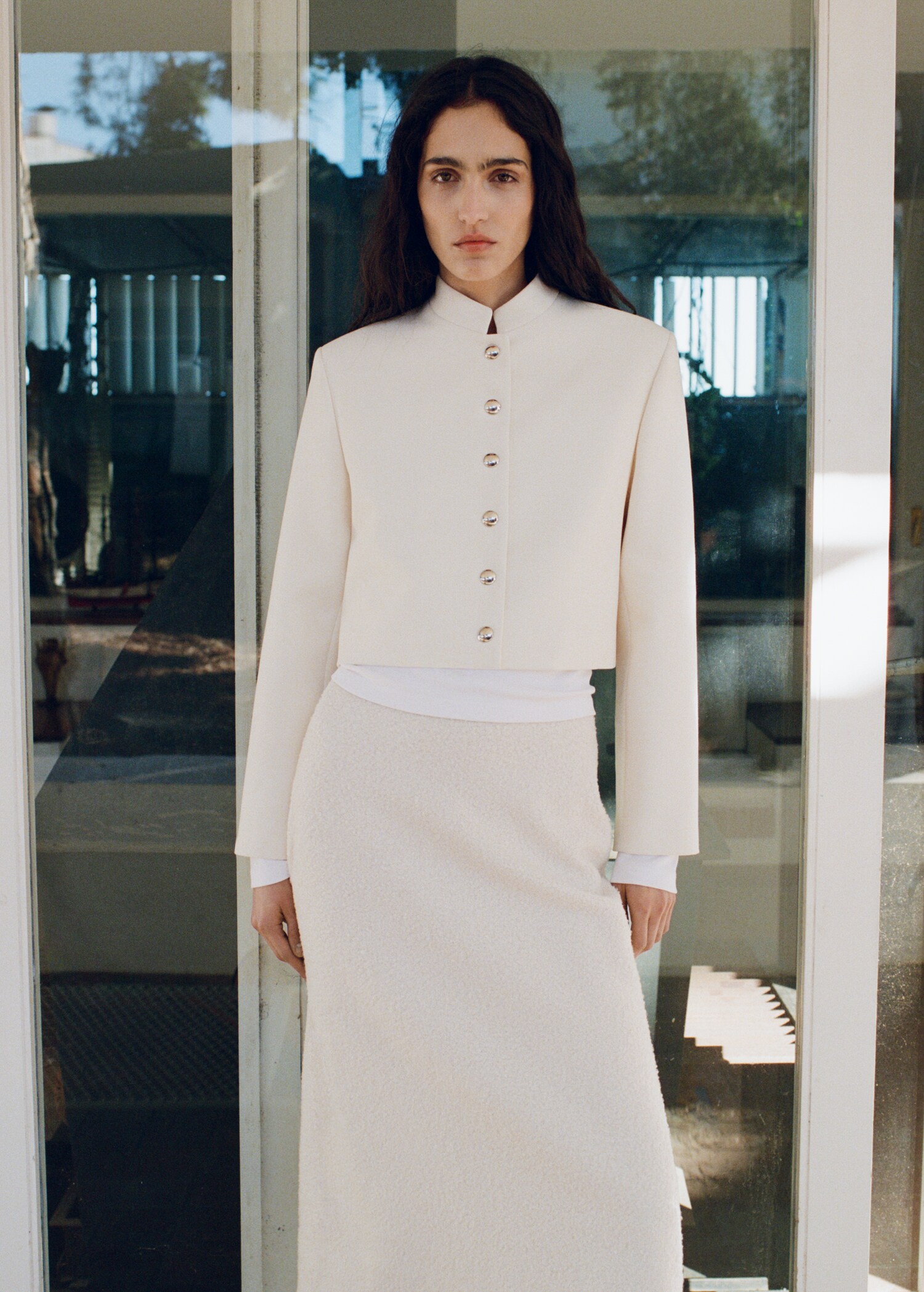 Veste crop col officier - Détail de l'article 5