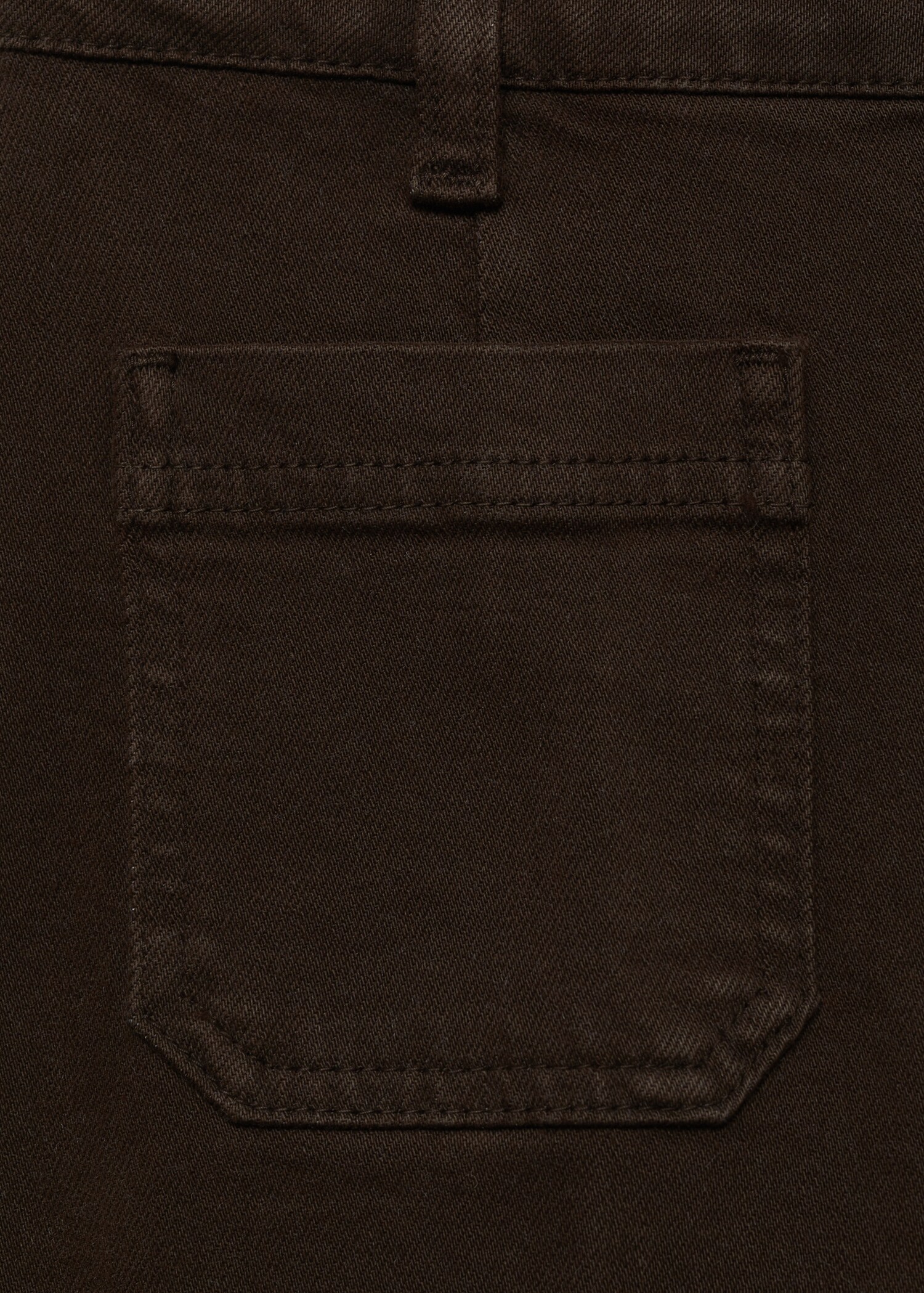 Flared cropped jeans with pockets - Details of the article 0