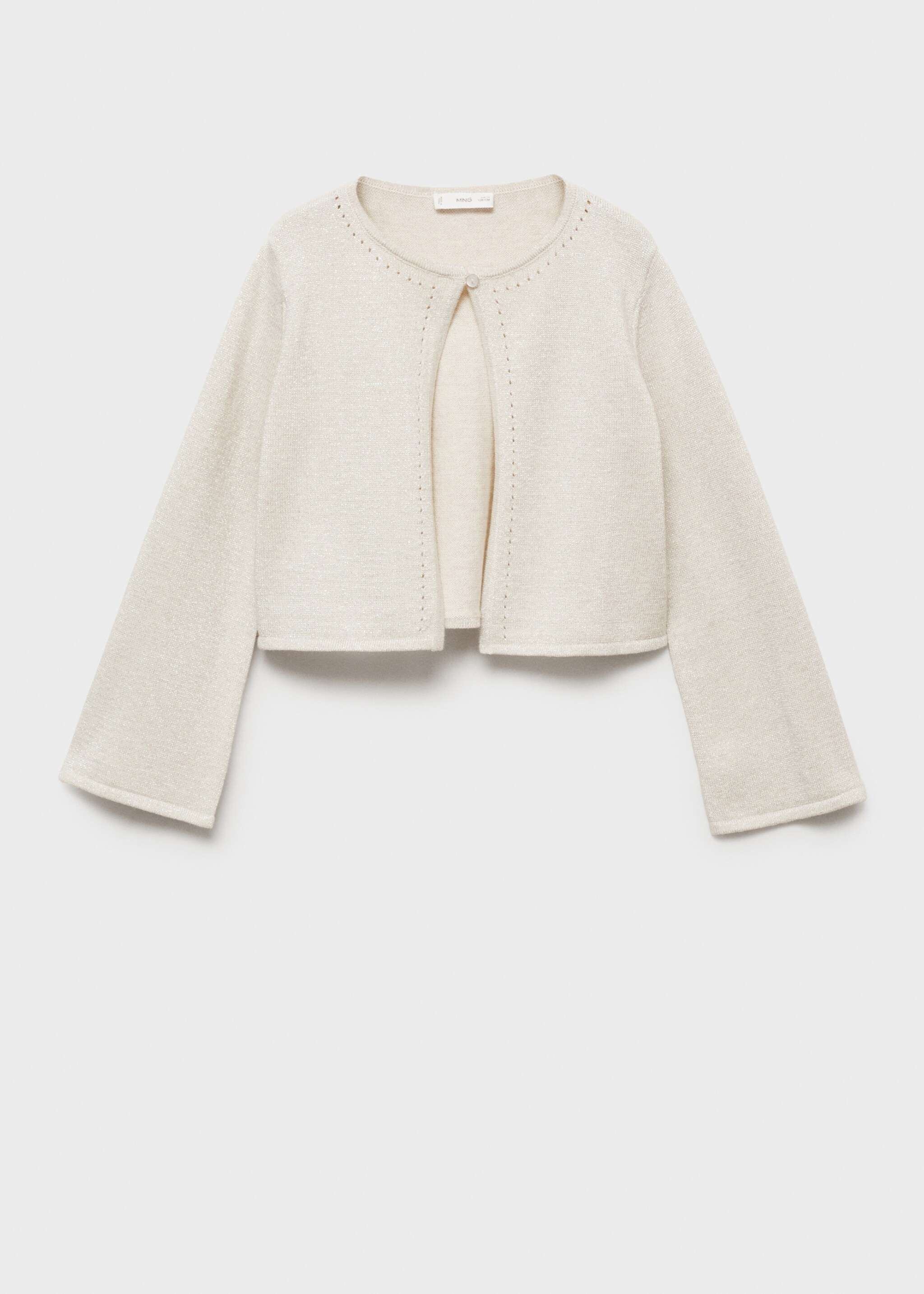 Cárdigan punto - Artículo sin modelo, Crudo. Ref: 87034388-00.