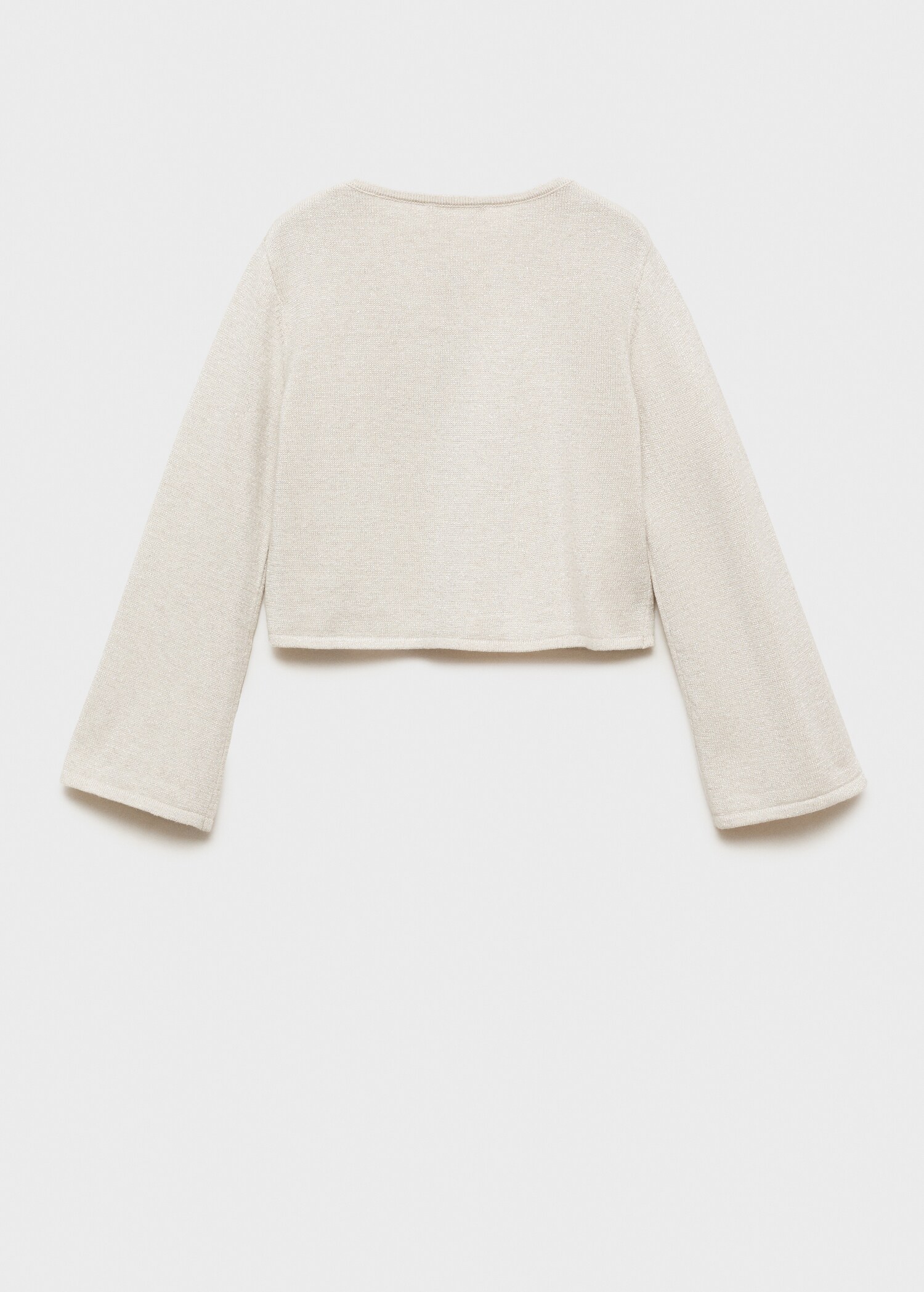 Cárdigan punto - Reverso del artículo