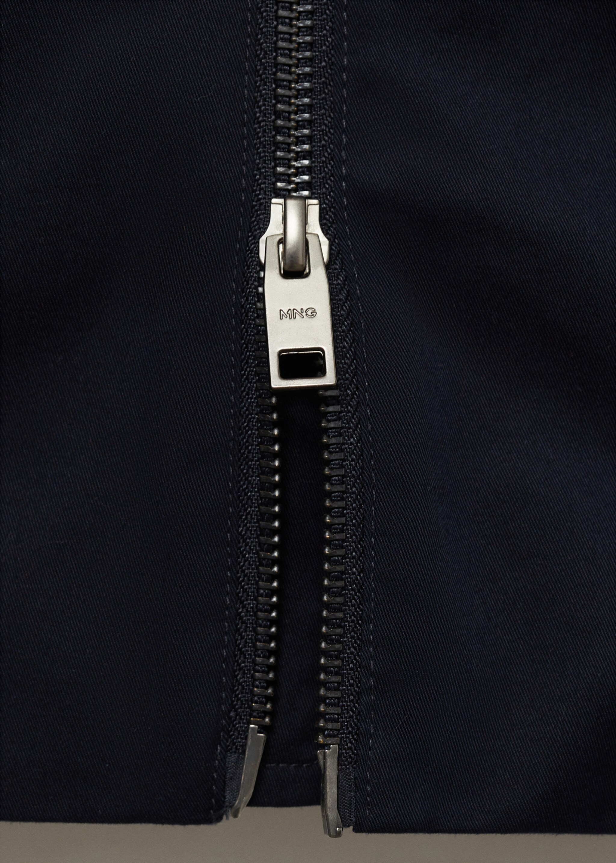 Blouson coton résistant à l’eau - Détail de l'article 0, Bleu nuit. Ref: 87034391-00.