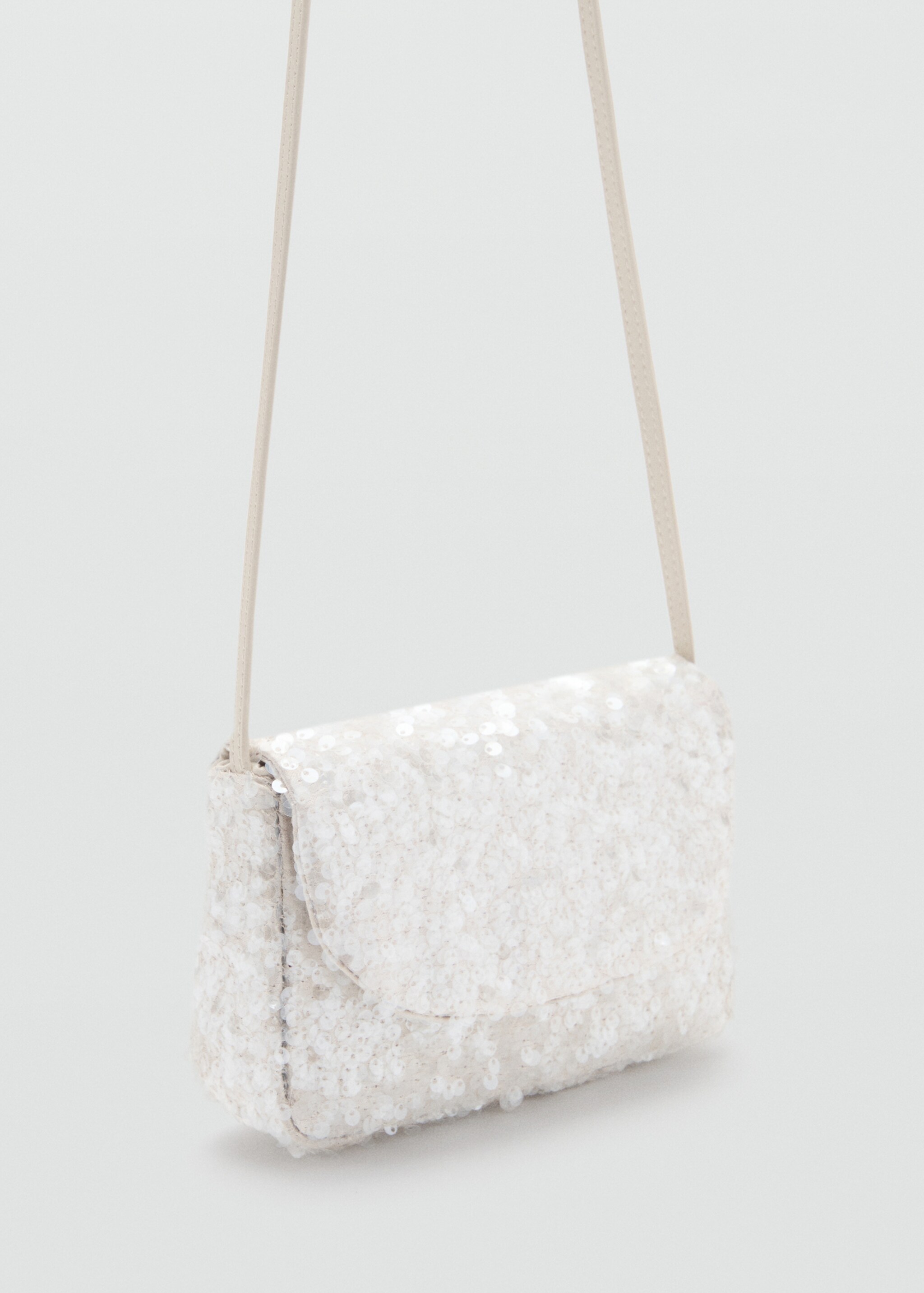 Mini bag with flap - Medium plane, Off White. Ref: 87034394-00.
