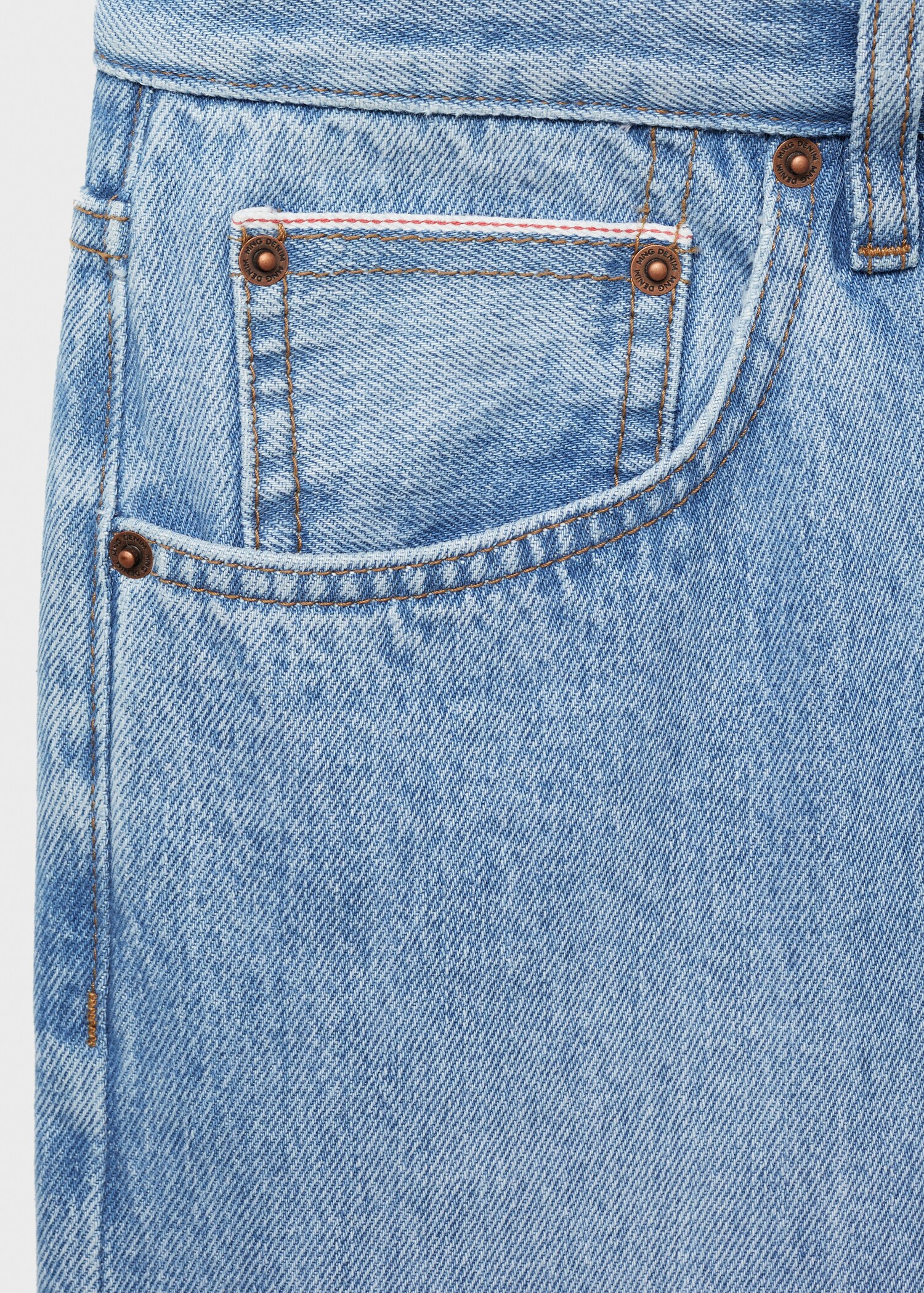 Tapered-fit selvedge jeans - Details of the article 8