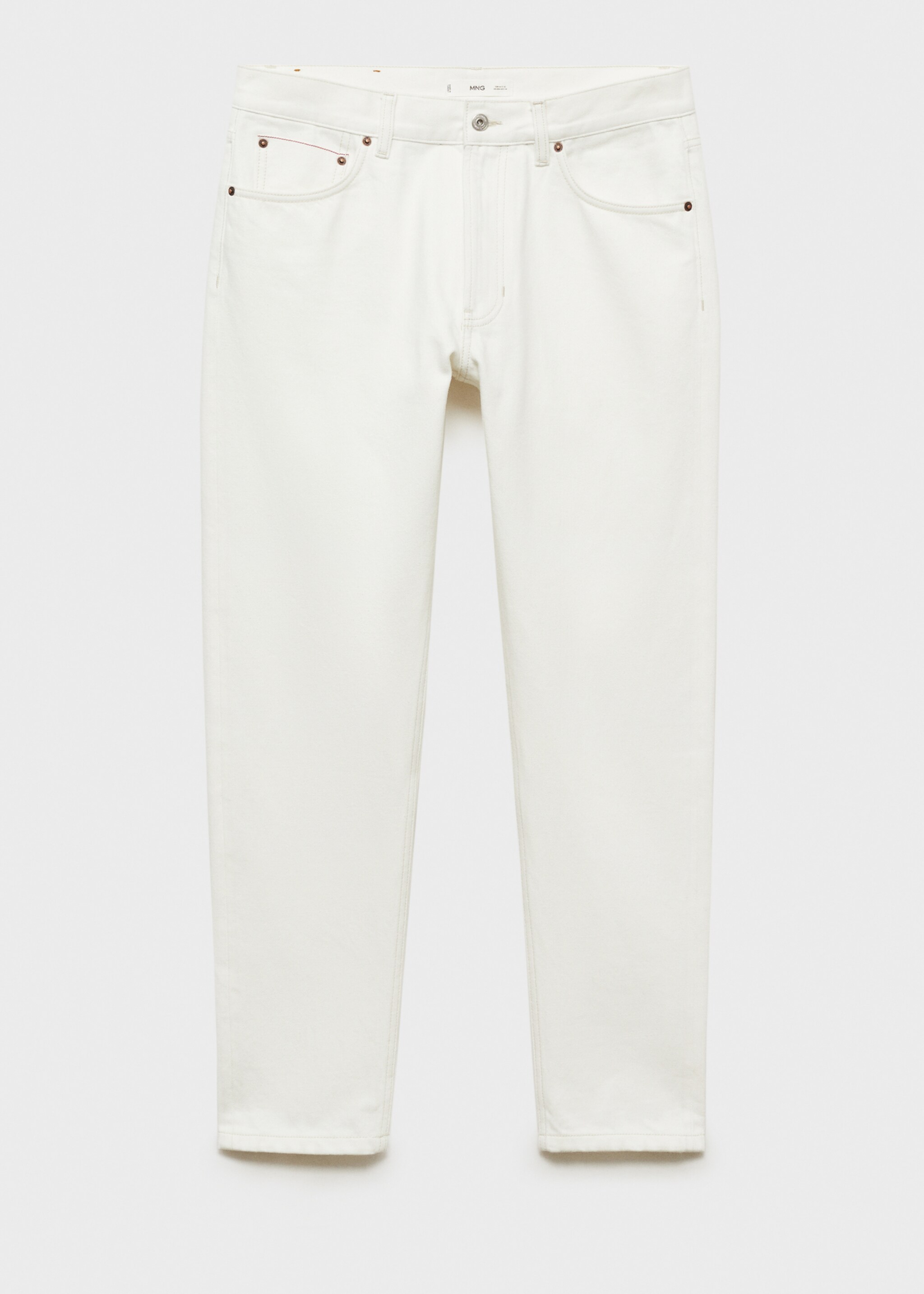 Texans selvedge tapered fit - Article sense model, Blanc trencat. Ref: 87034396-00.