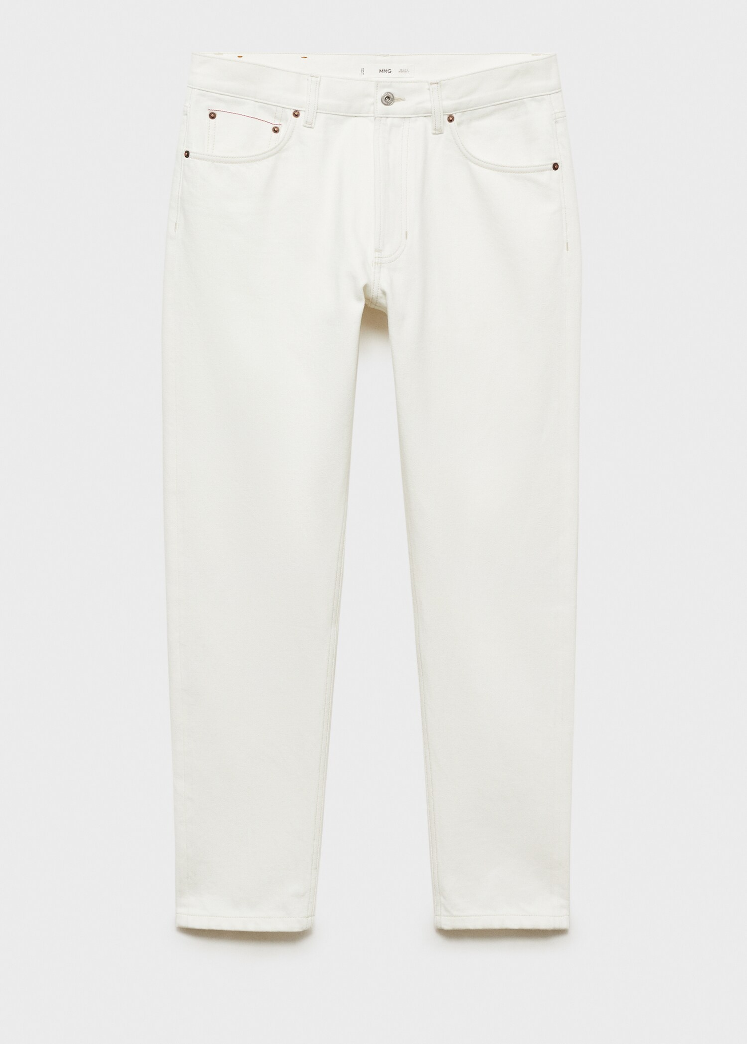 Tapered-fit selvedge jeans - Article without model