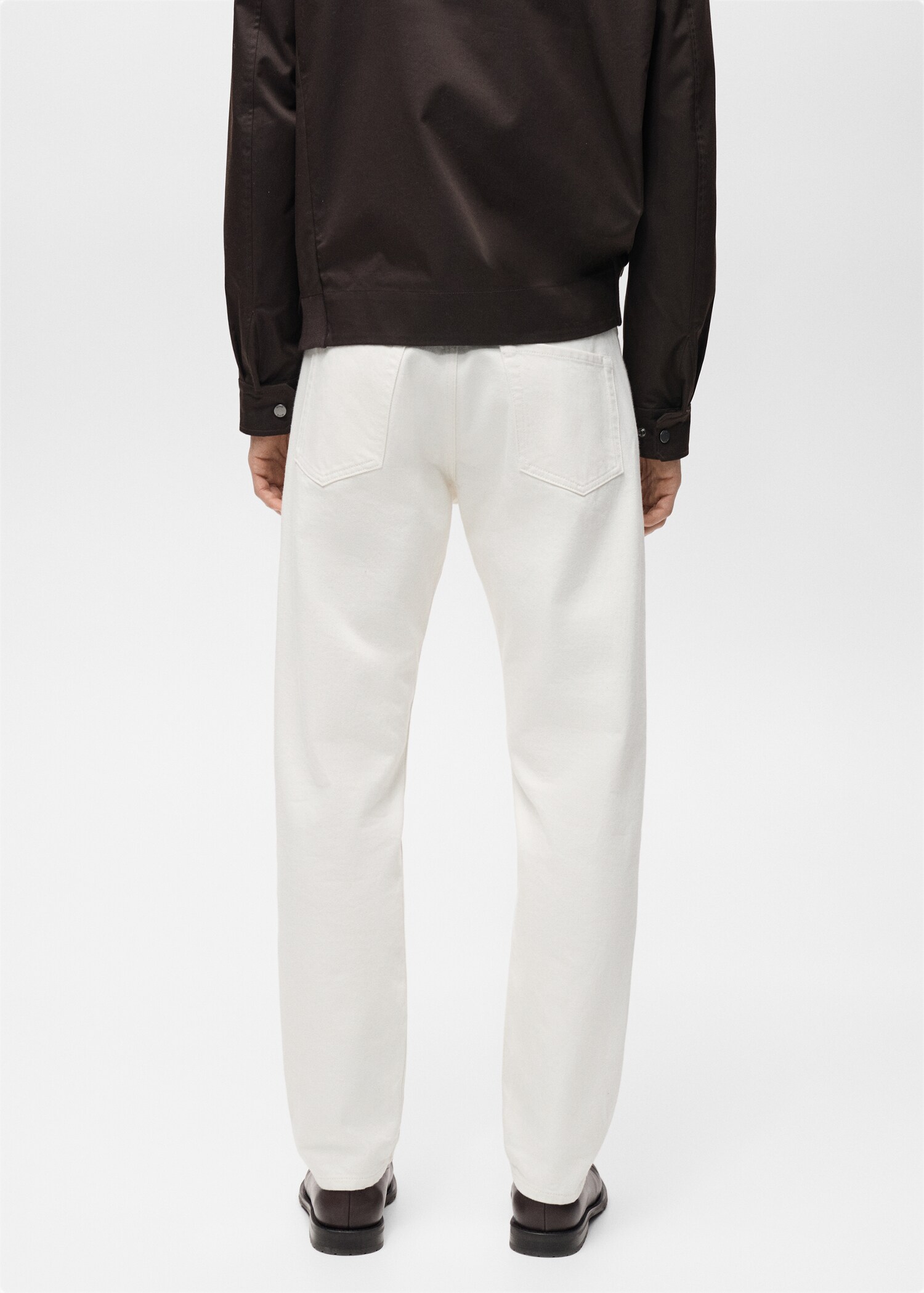 Tapered-fit selvedge jeans - Reverse of the article