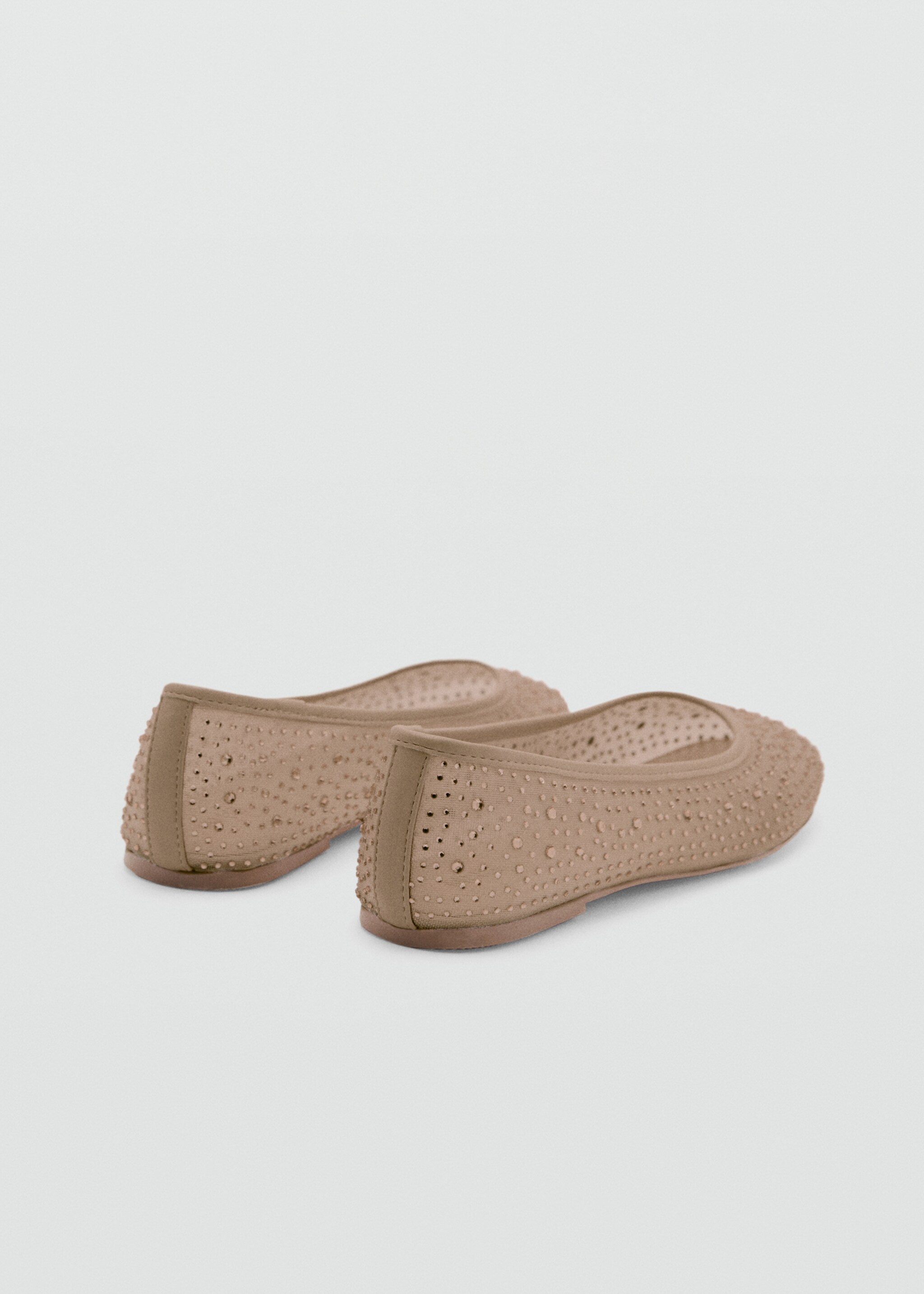 Bailarinas efecto brillo - Detalle del artículo 1, Rosa pastel. Ref: 87034397-00.