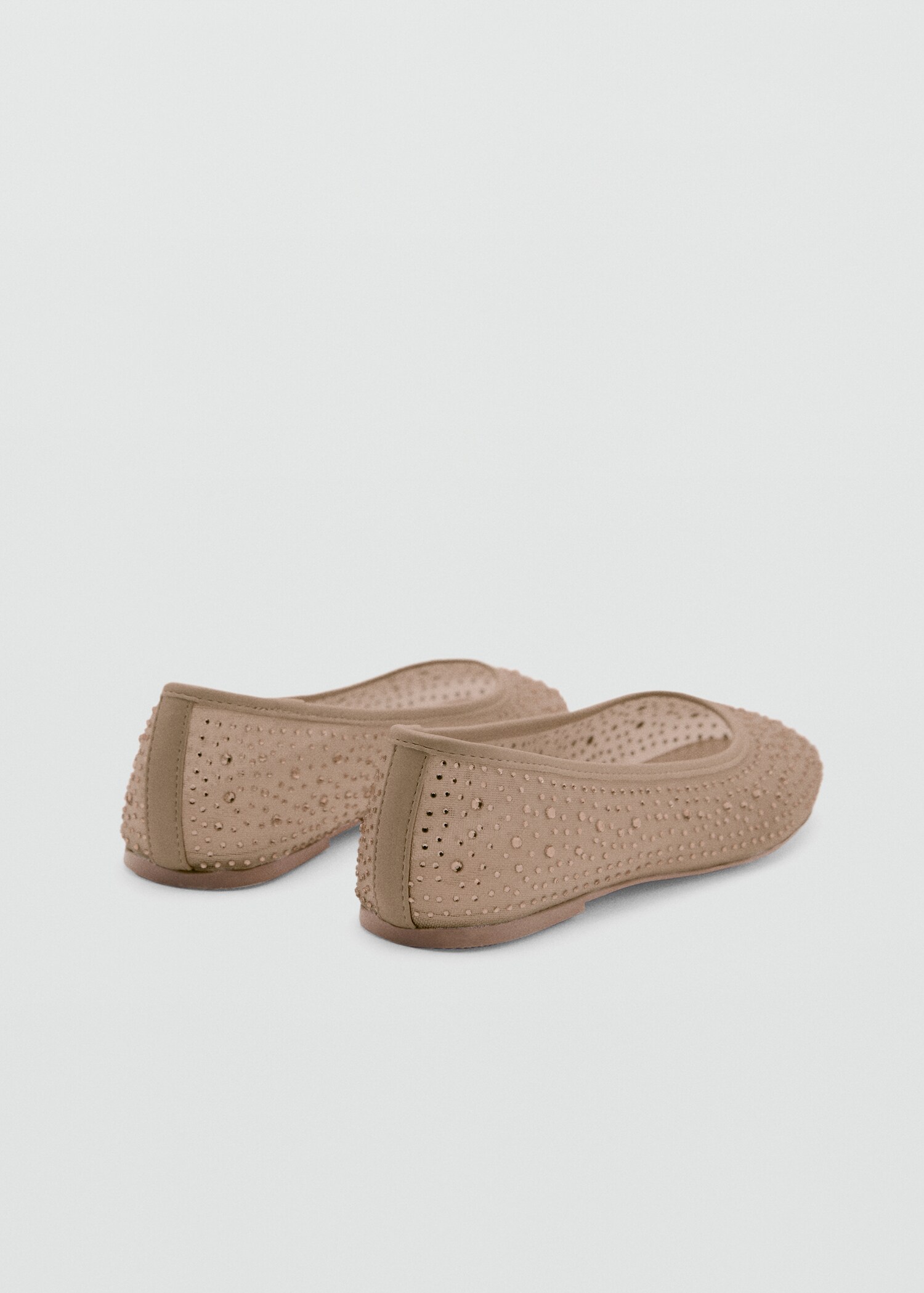 Glitter-effect ballet flats - Details of the article 1