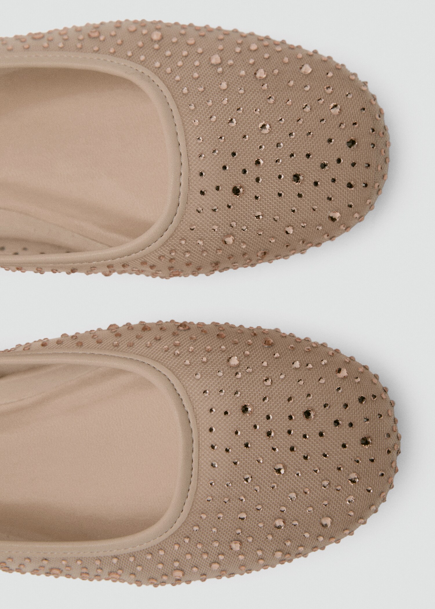 Glitter-effect ballet flats - Details of the article 2