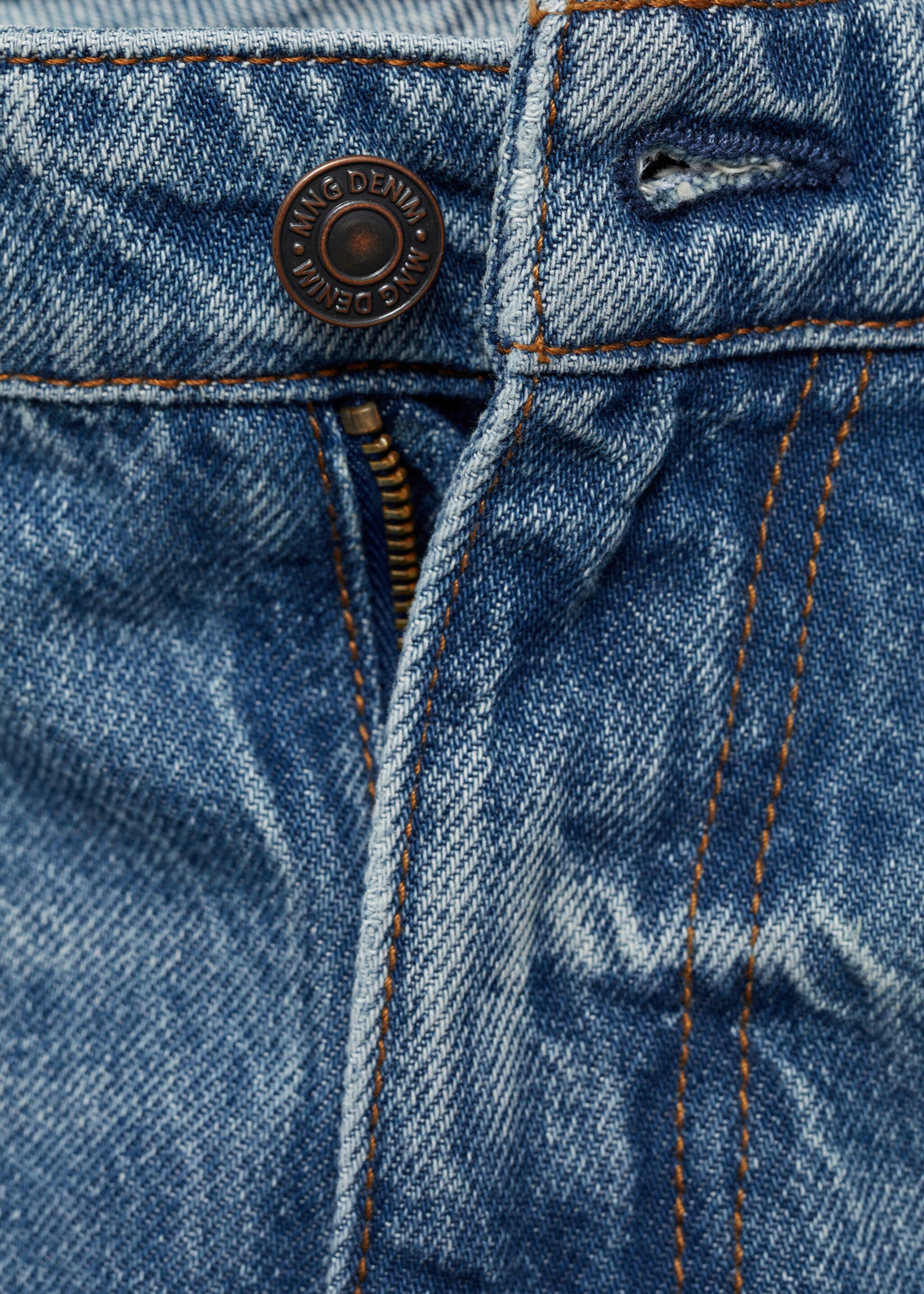 Bob regular-fit jeans - Detail van het artikel 8, Donkerblauw. Ref: 87034399-00.