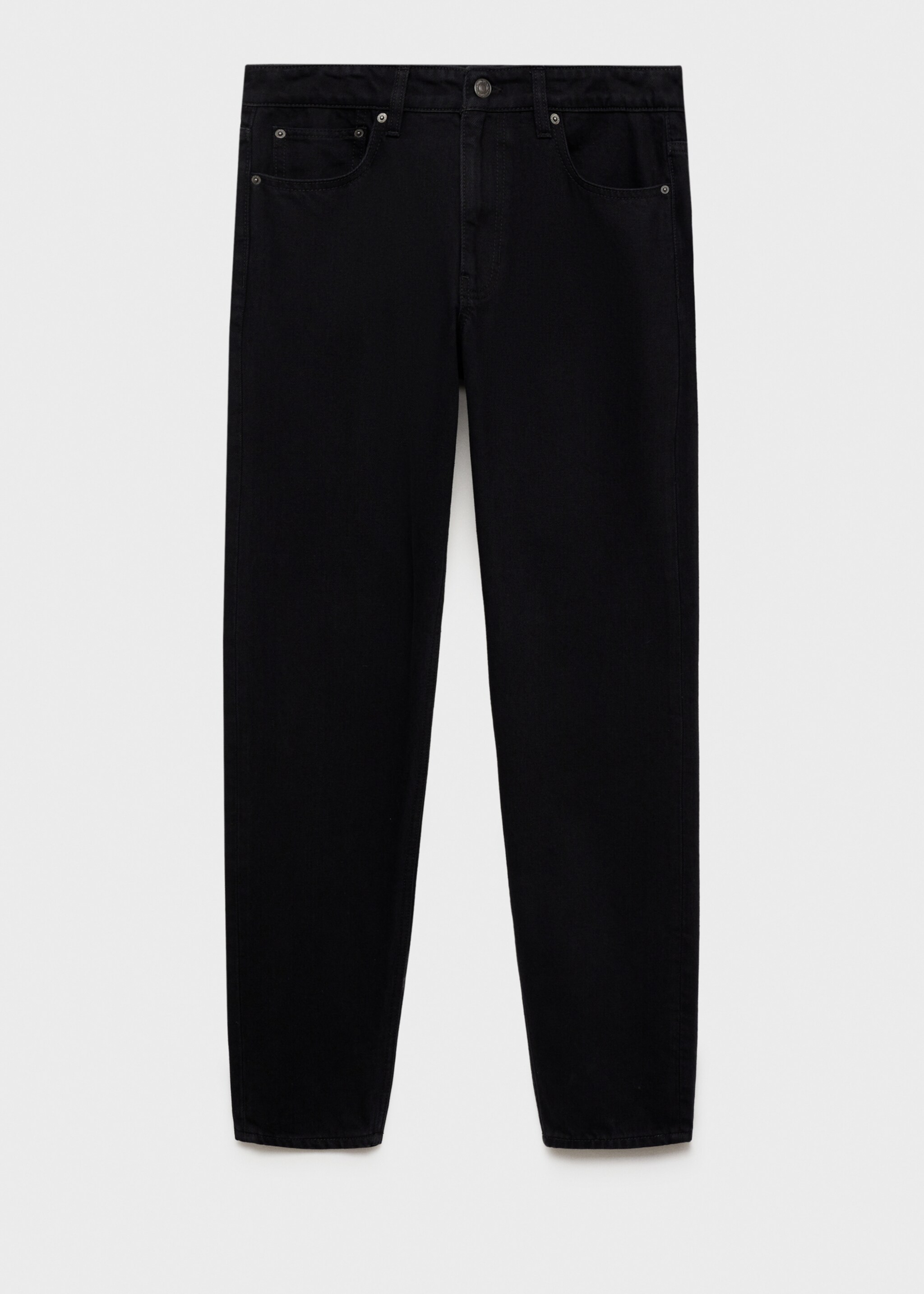 Bob regular-fit jeans - Article without model, Black denim. Ref: 87034400-00.