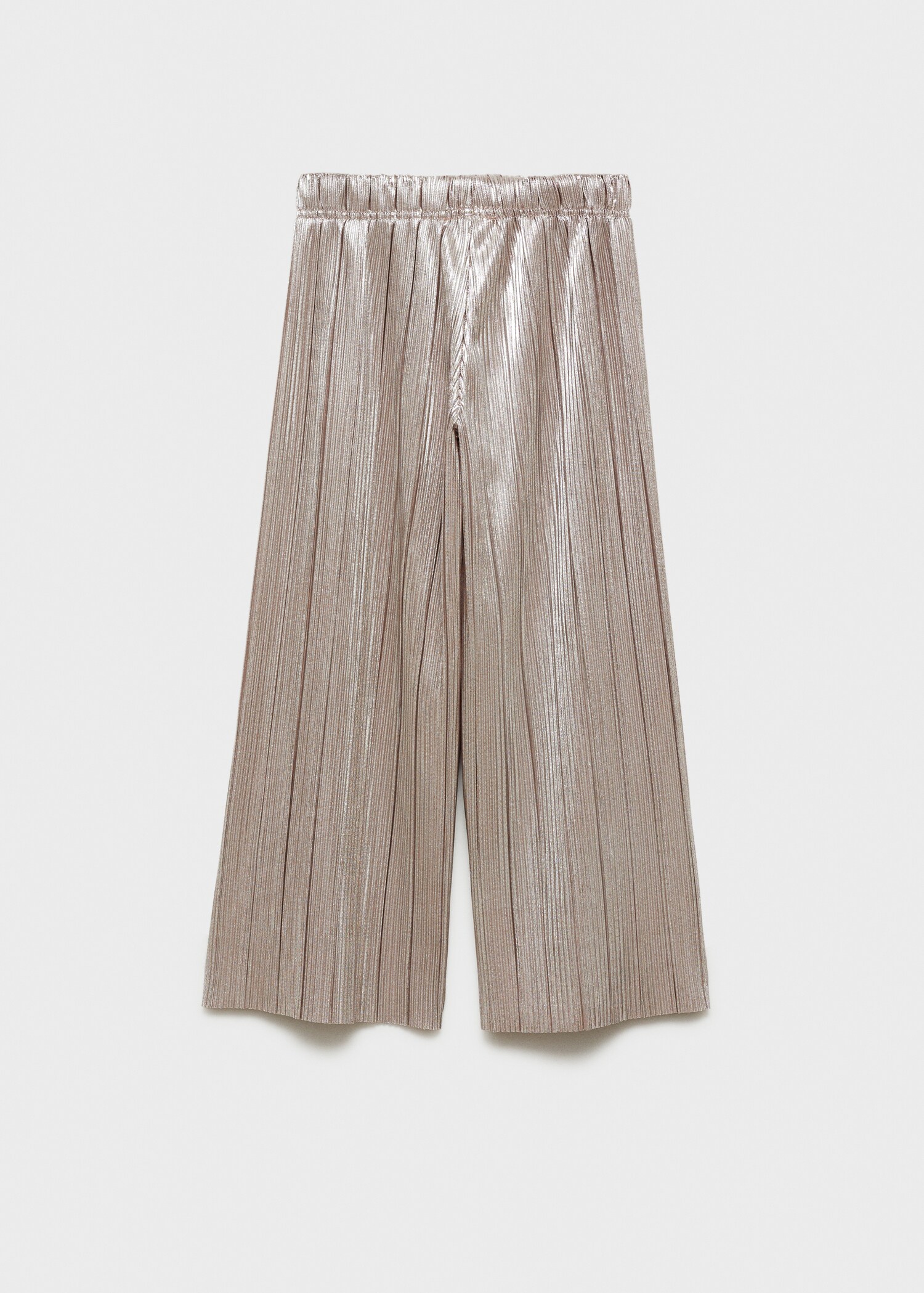 Pleated straight trousers - Reverse of the article