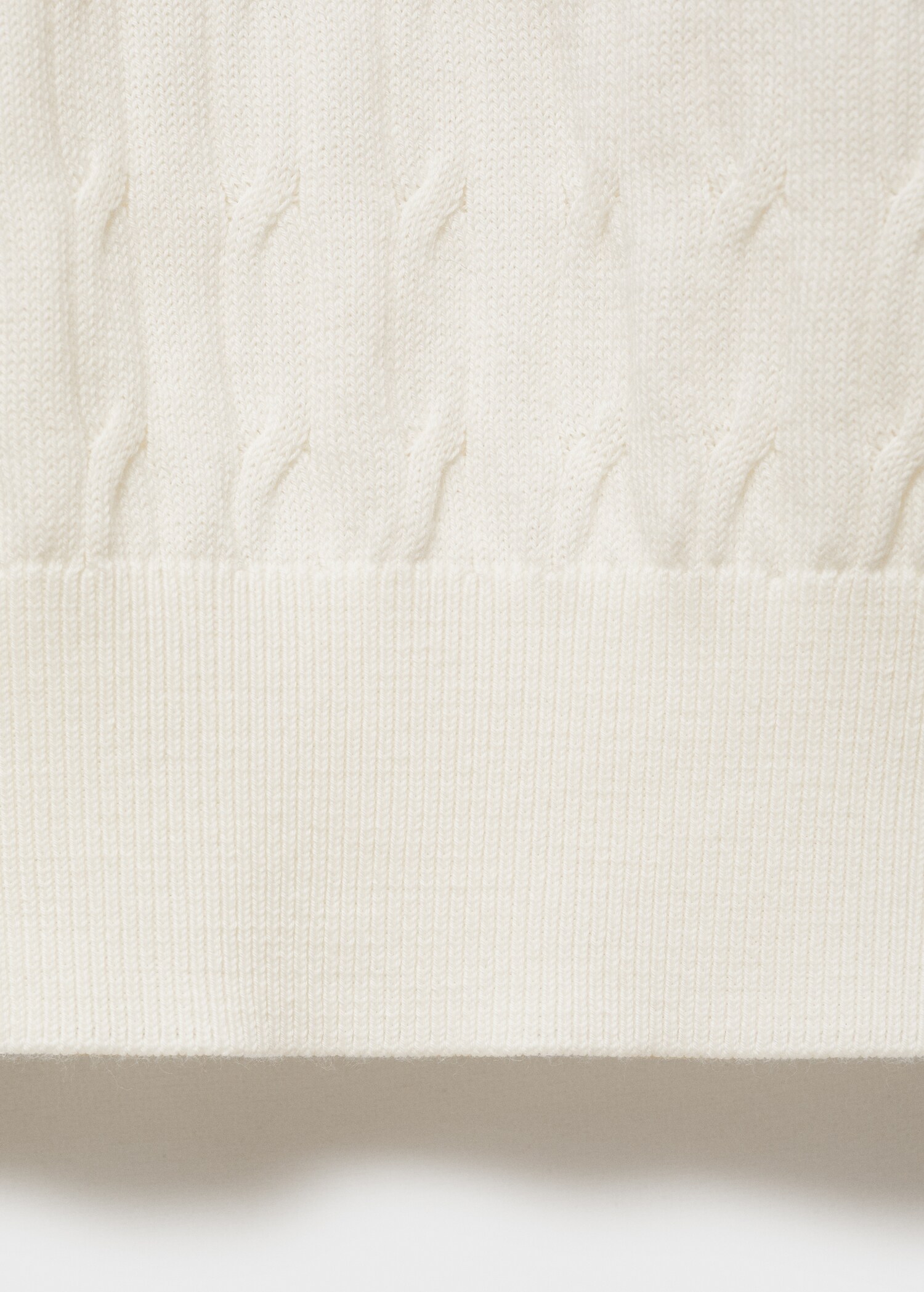 Polo maille torsadée 100 % coton - Détail de l'article 0