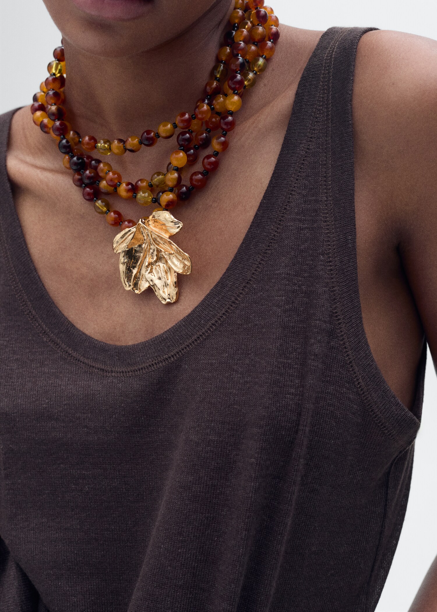 Combined beads necklace - Details of the article 9