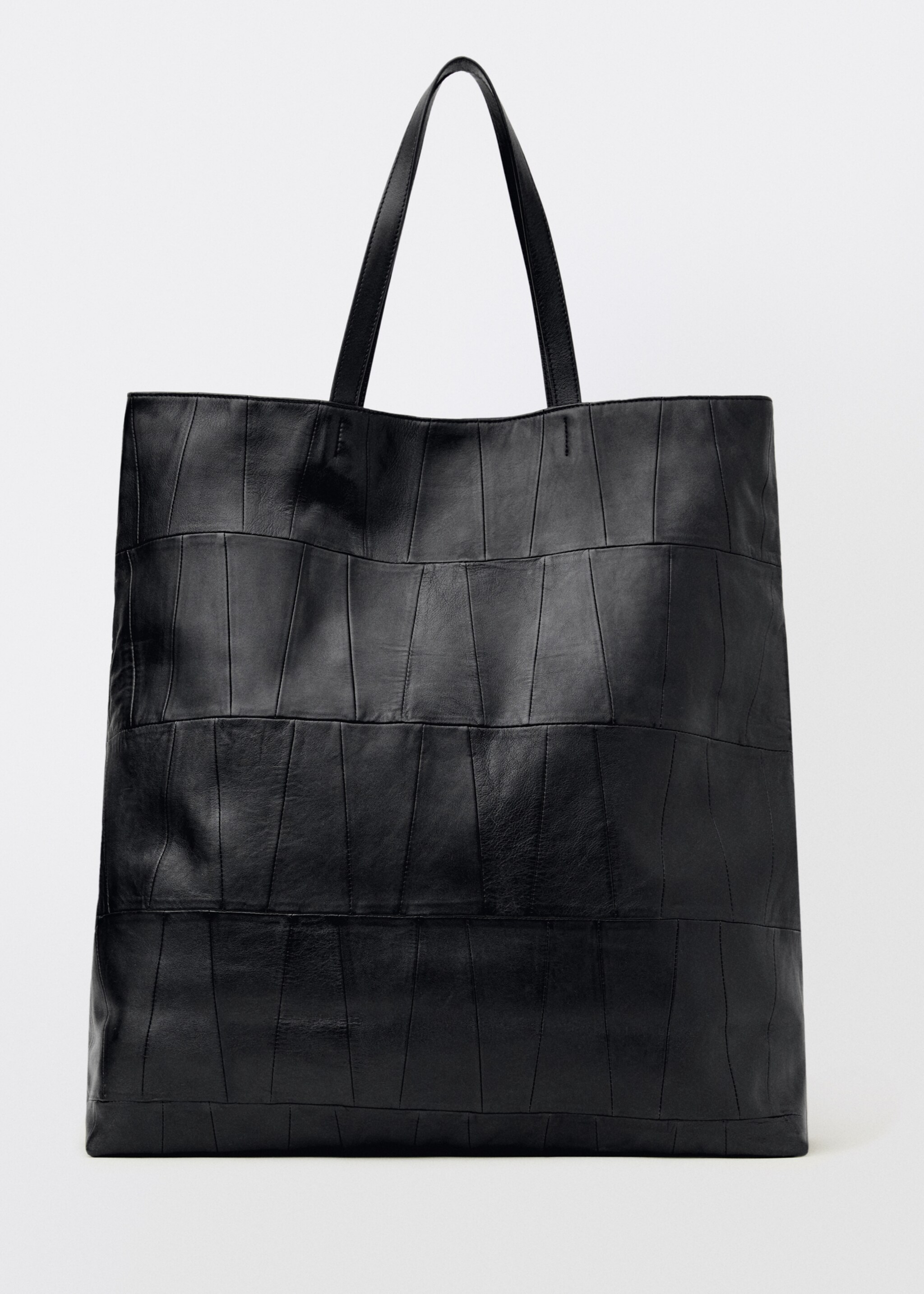 Bossa shopper pell patchwork - Article sense model, Negre. Ref: 87034423-00.