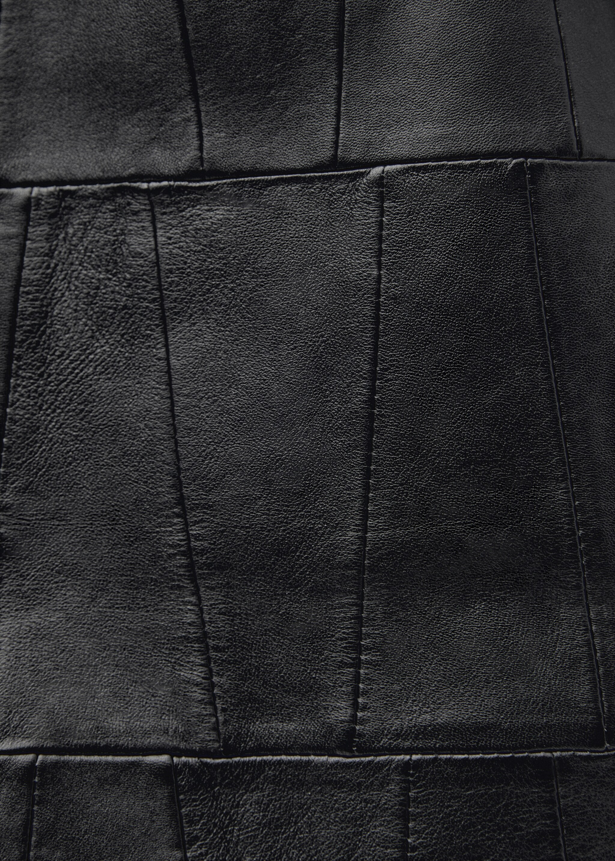 Bossa shopper pell patchwork - Detall de l'article 1, Negre. Ref: 87034423-00.