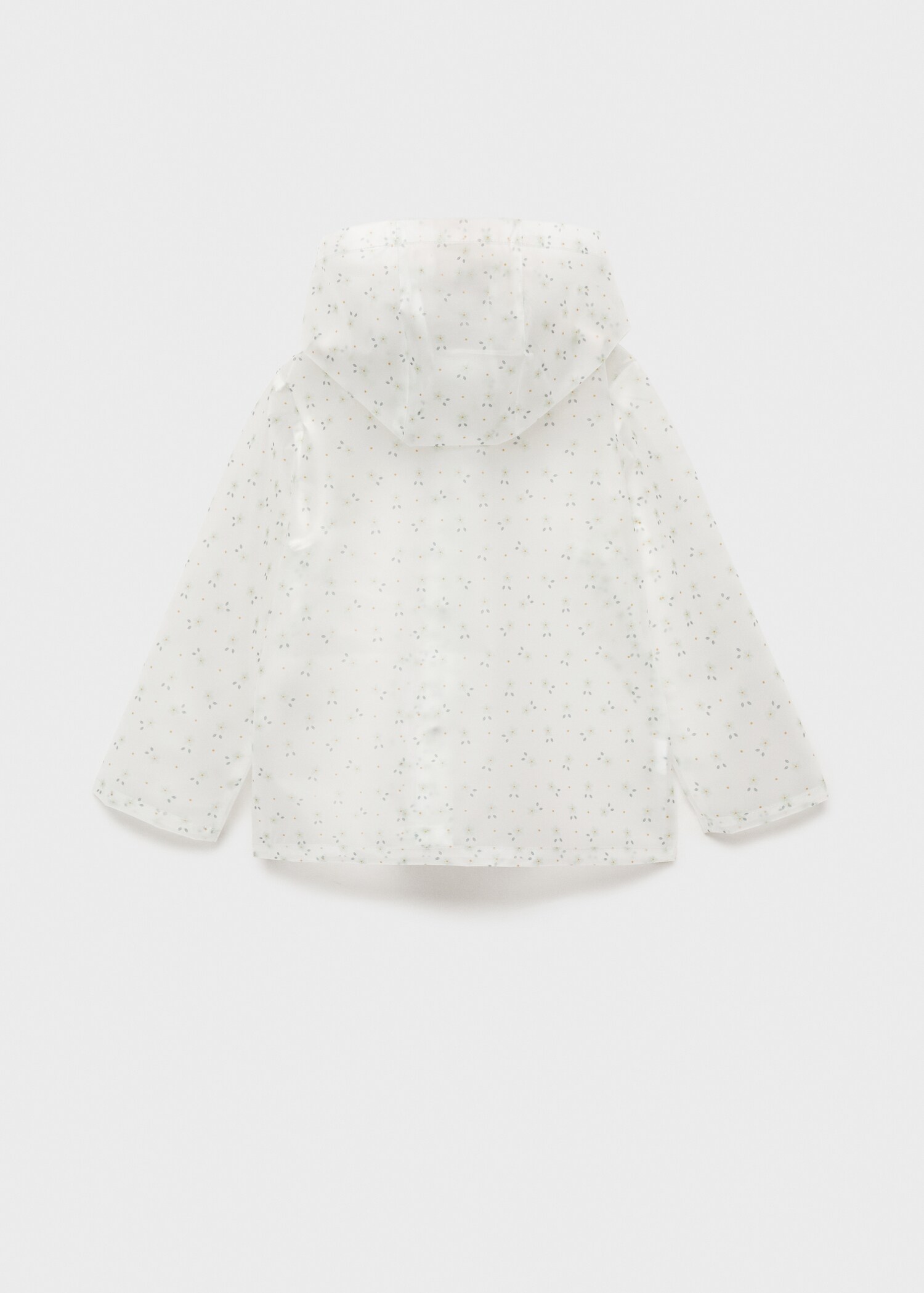 Veste imperméable transparente - Verso de l’article