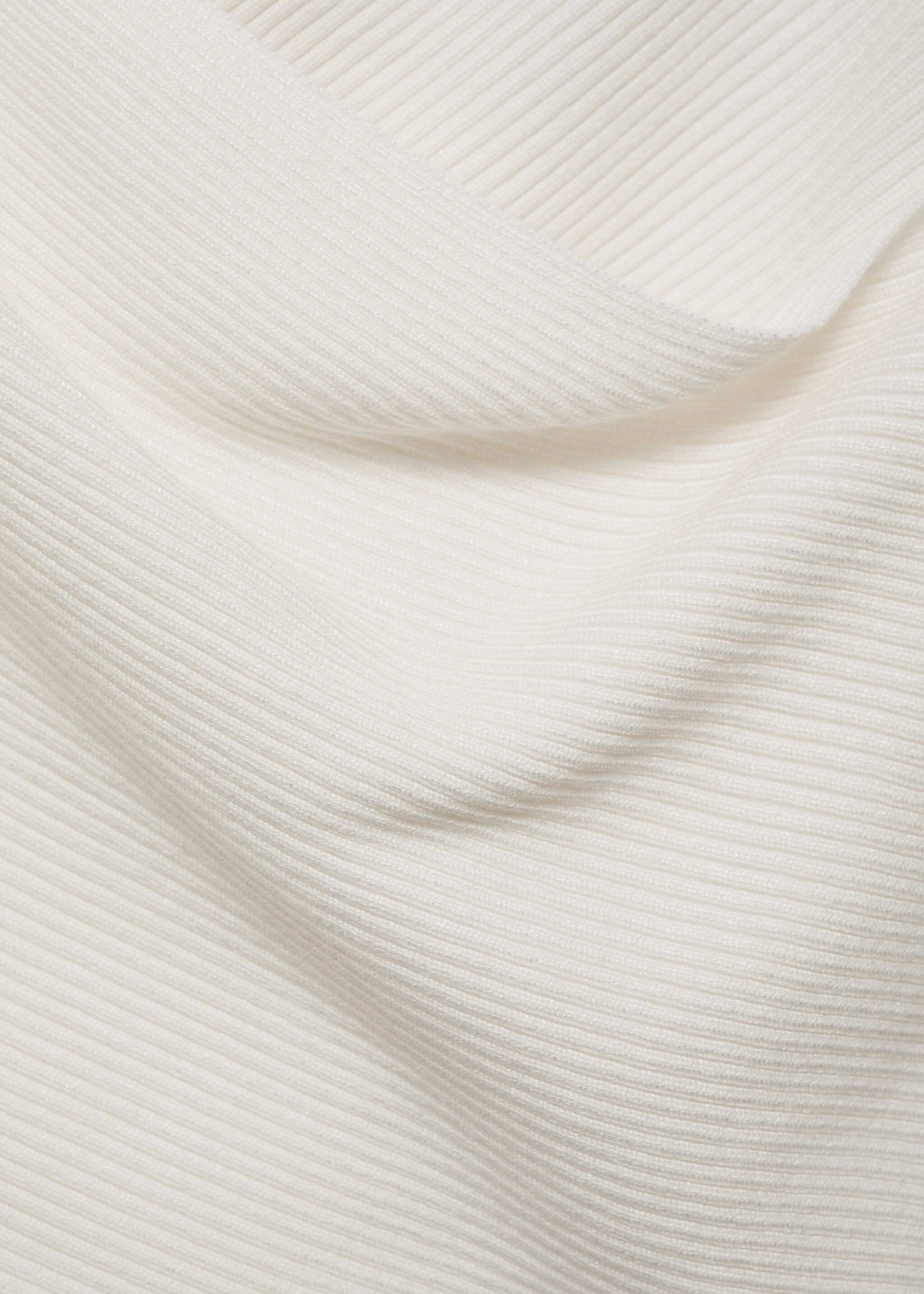 Wrap crop top - Details of the article 0, Off White. Ref: 87034787-00.