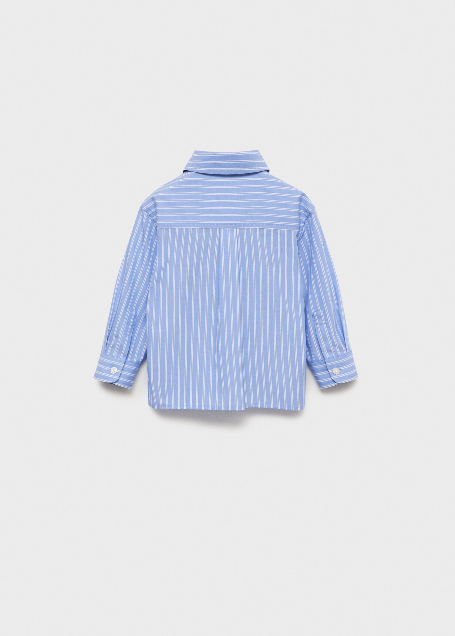 100% cotton striped shirt - Reverse of the article