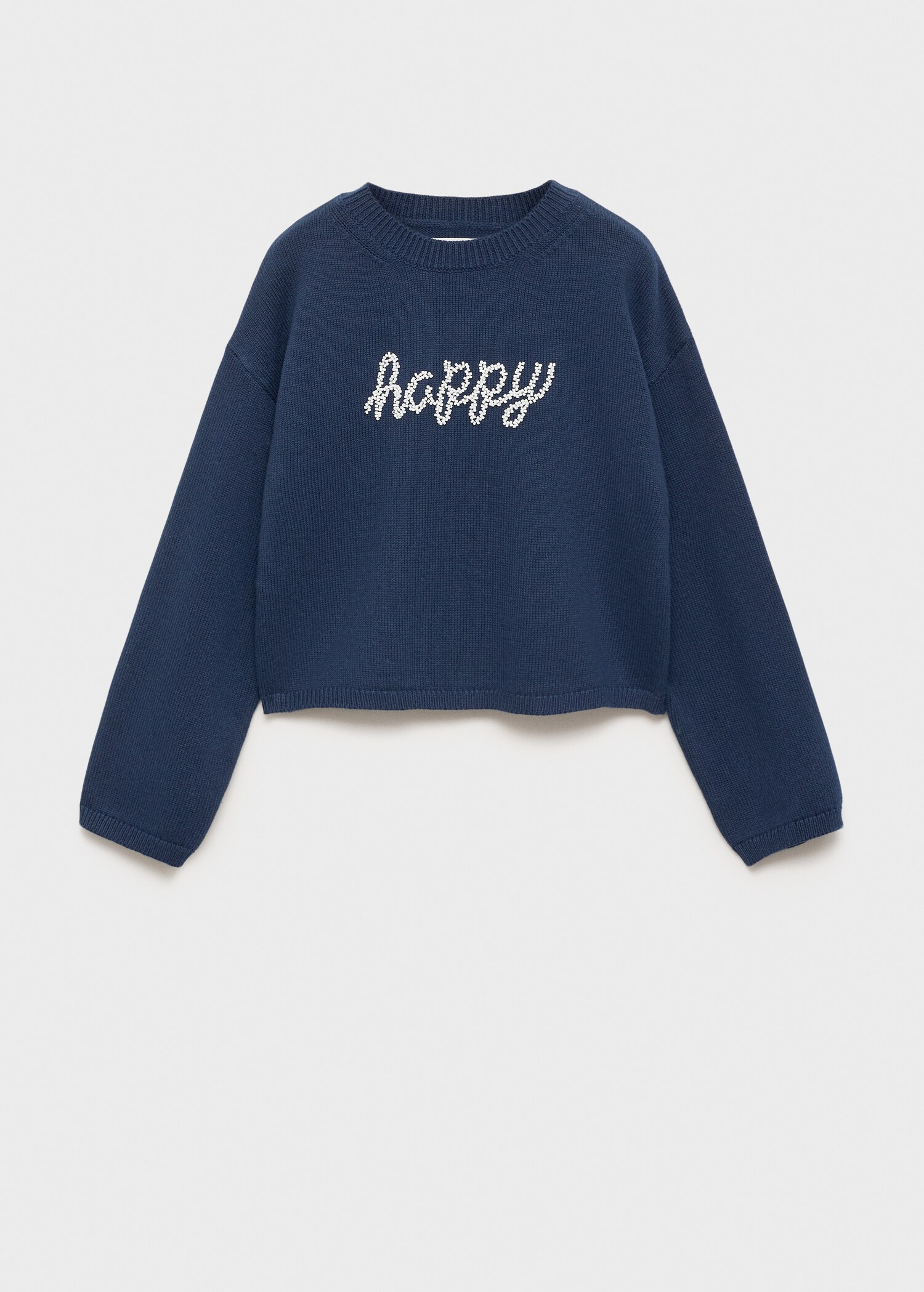 Beaded knitted sweater - Article without model