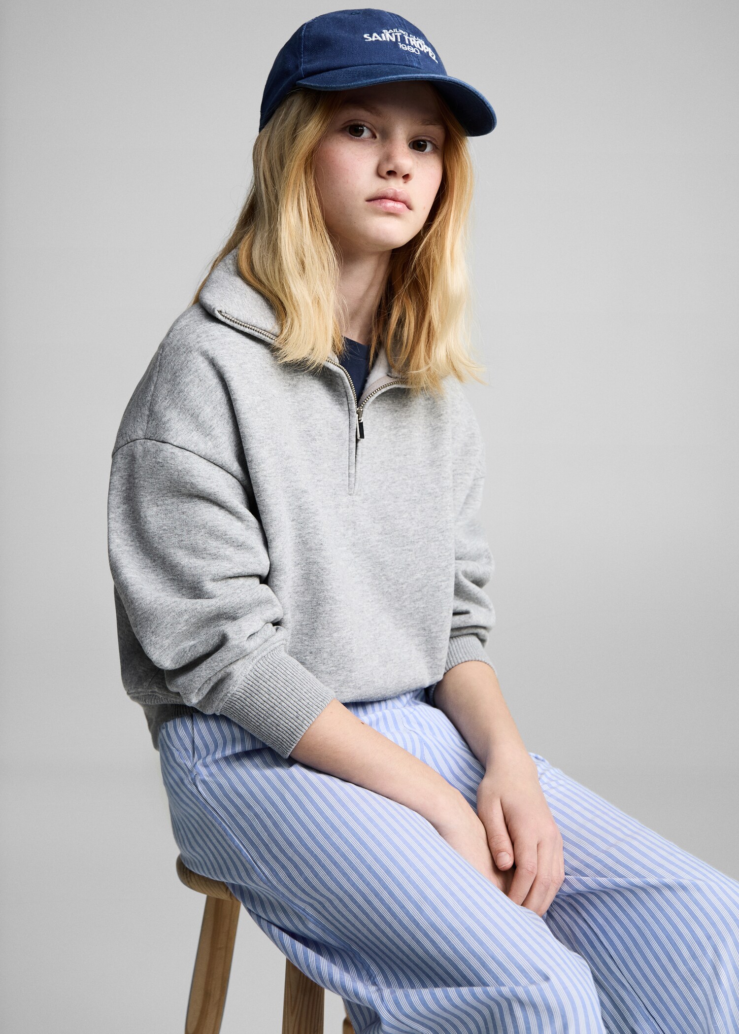 Striped cotton trousers - Details of the article 2